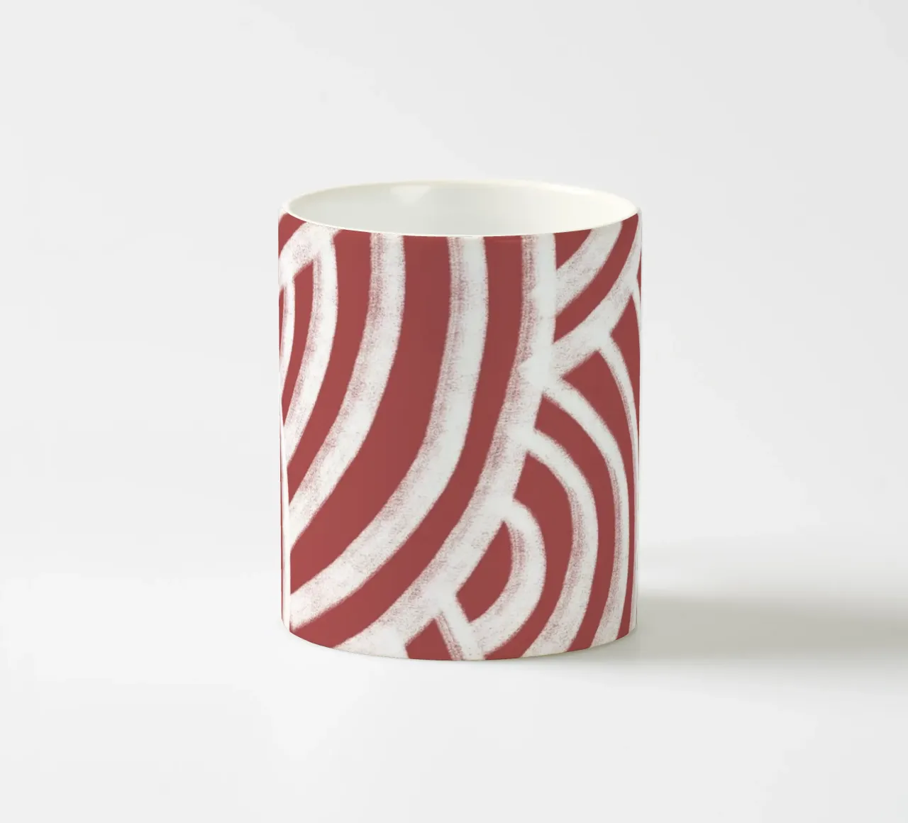 Line study II - red tazza in ceramica da BAINAI