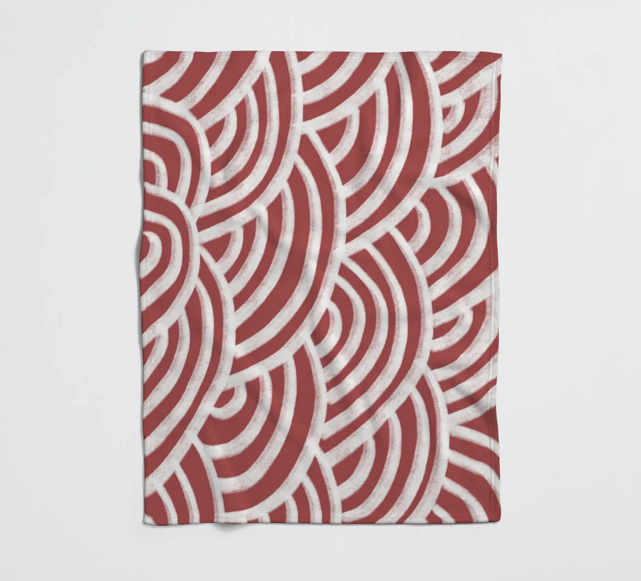Line study II - red coperta in pile da BAINAI