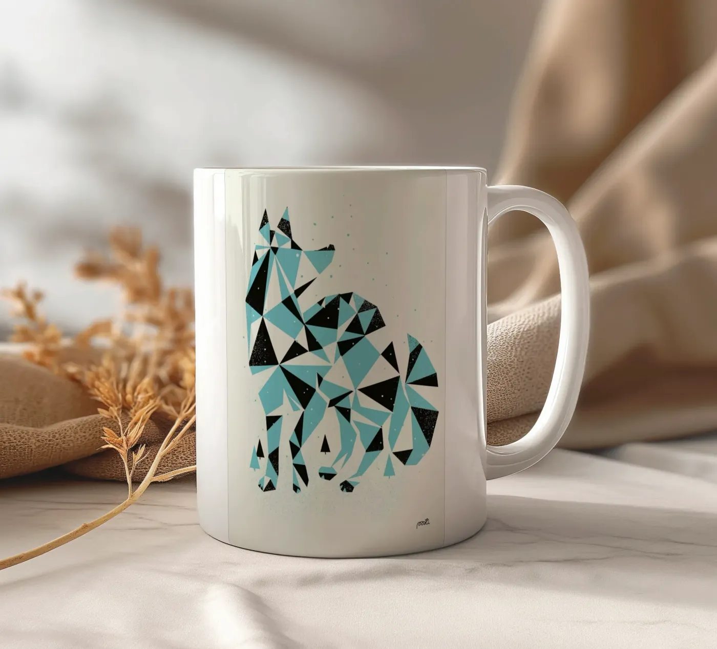 Forest 5 ceramic mug by Pietari Posti