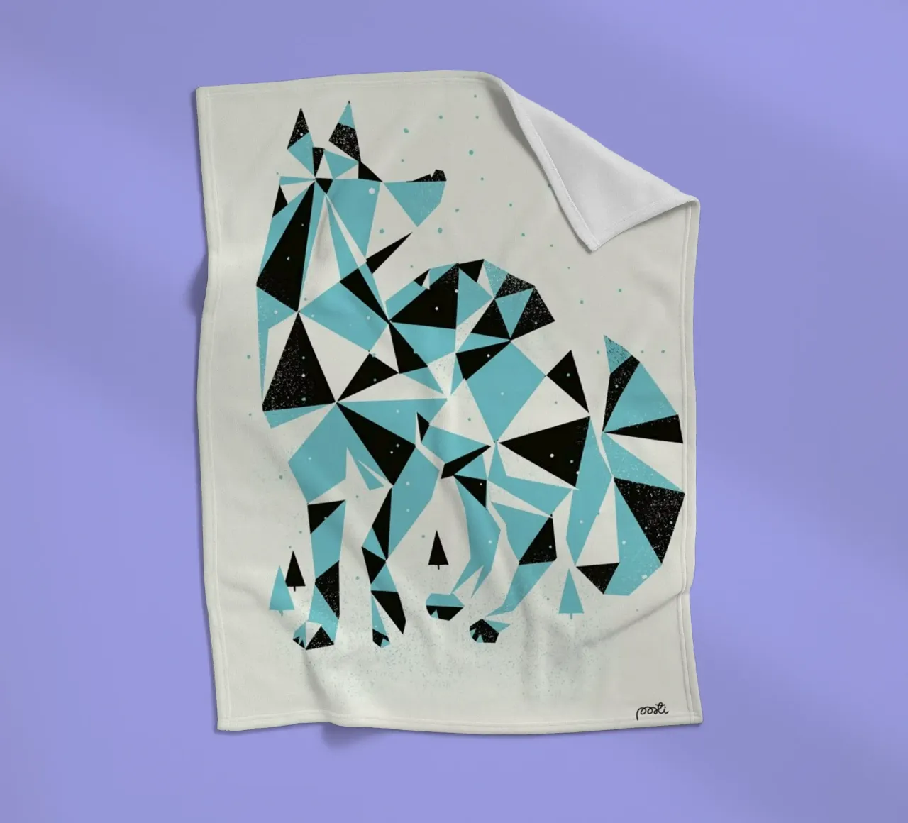 Forest 5 Fleecedecke von Pietari Posti