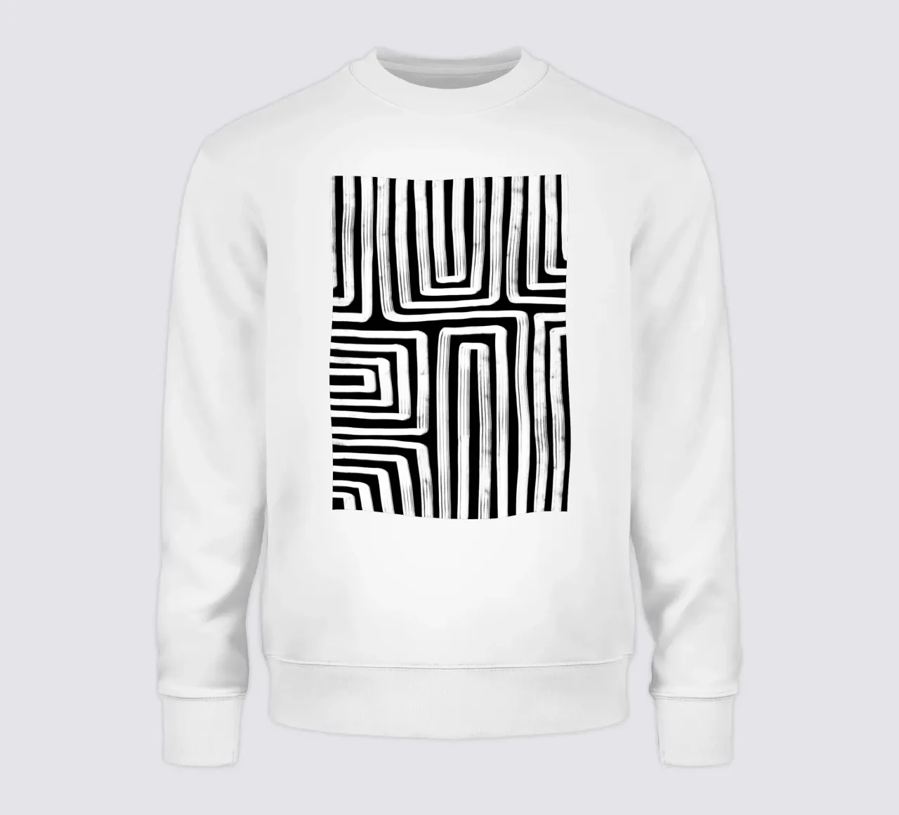 Line study I - black felpa da BAINAI