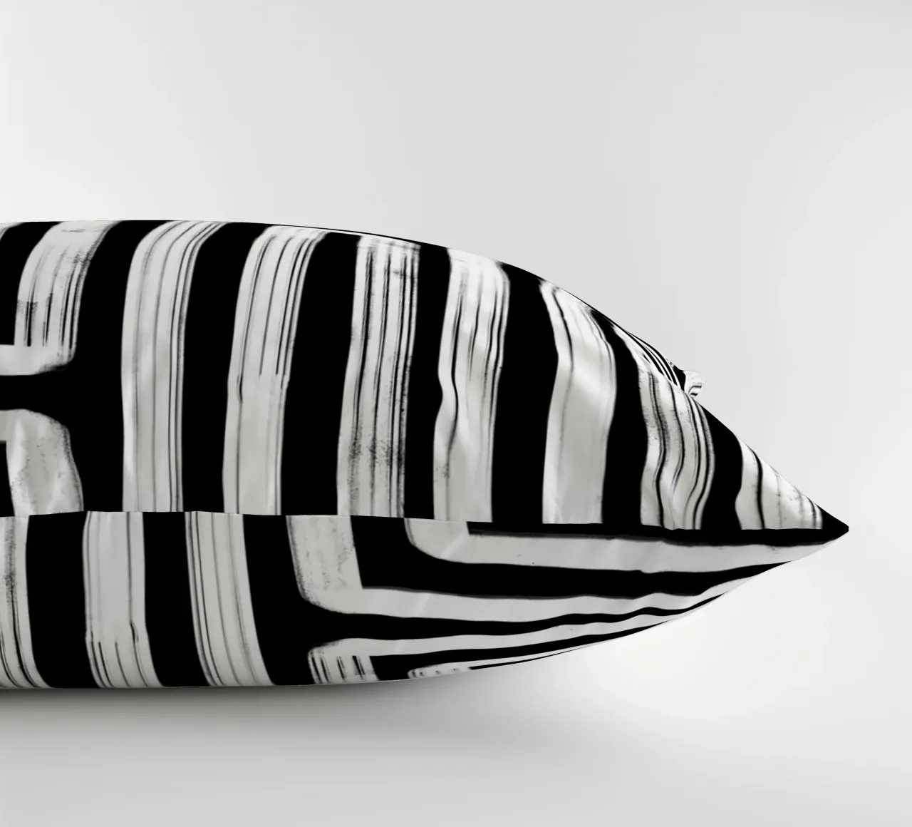 Line study I - black cuscino da BAINAI
