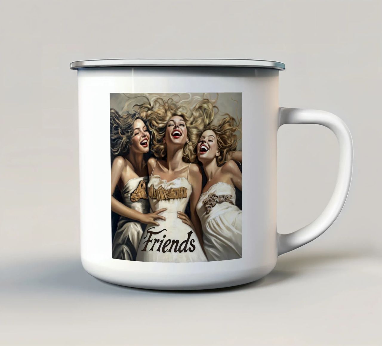 Amici per sempre (1) tazza in smalto da Motivate-Today
