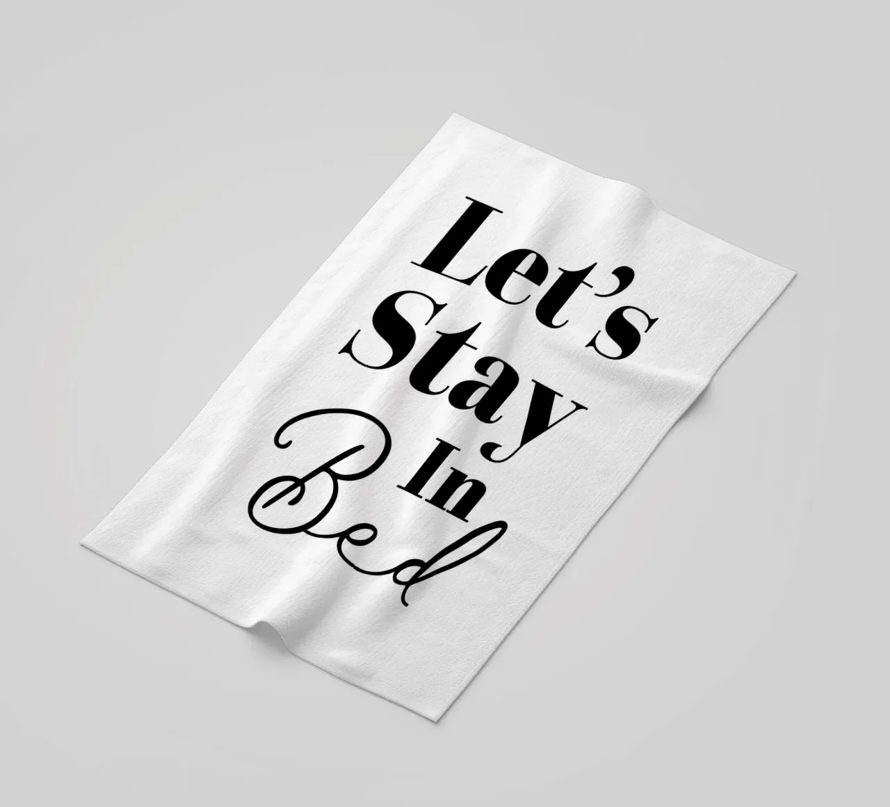Let's Stay In Bed telo mare da WORD & WONDER