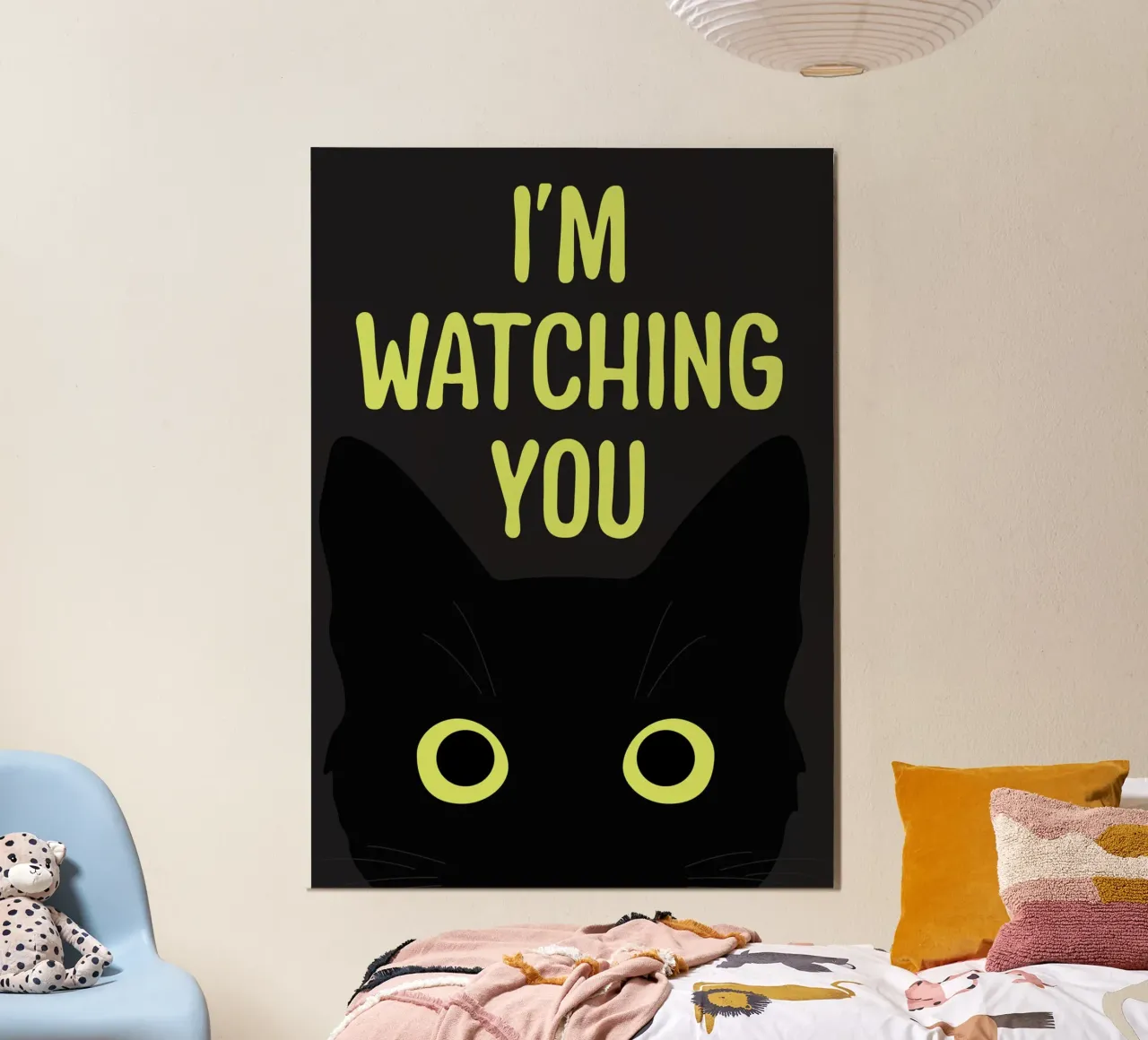 I'm Watching You poster con telaio in plastica da WORD & WONDER