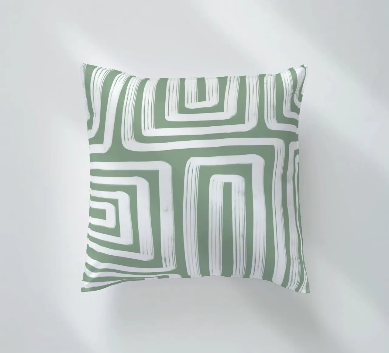 Line study I - green cuscino da BAINAI