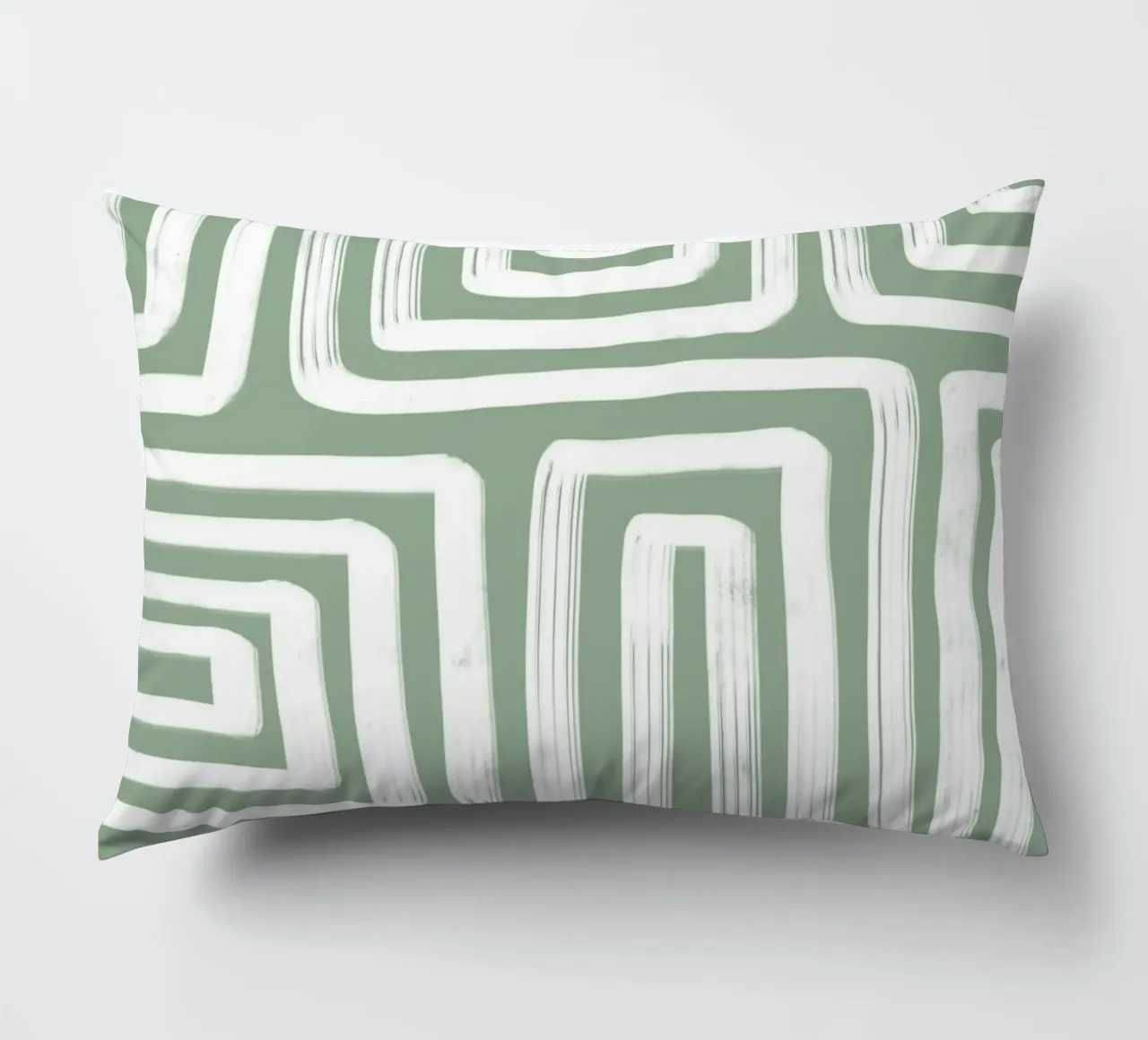 Line study I - green cuscino da BAINAI