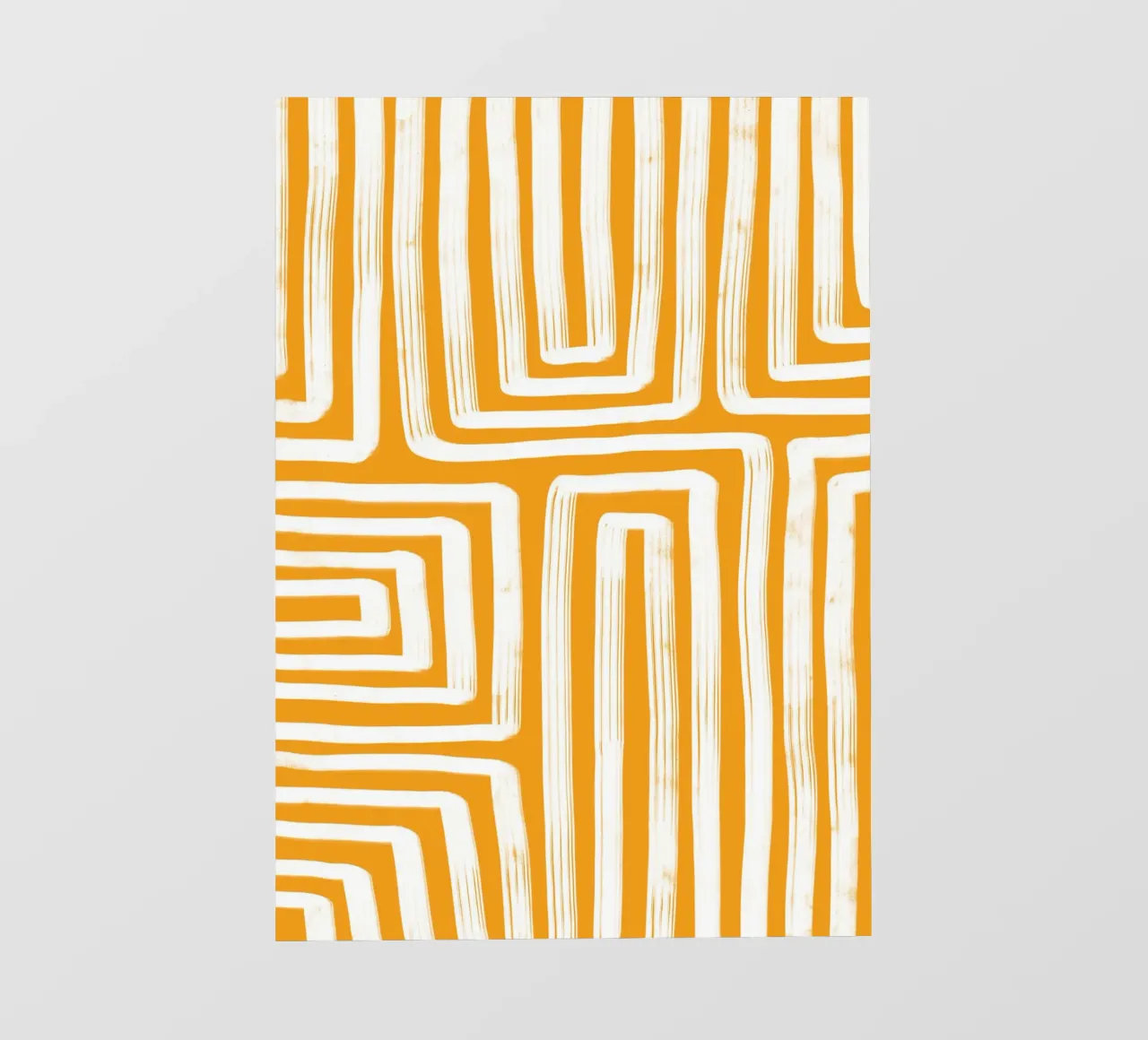 Line study I - yellow photo wallpaper by BAINAI