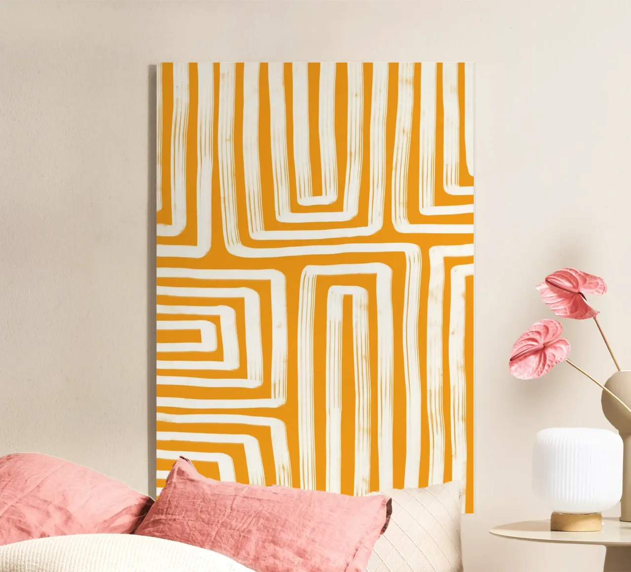 Line study I - yellow plexiglass da BAINAI