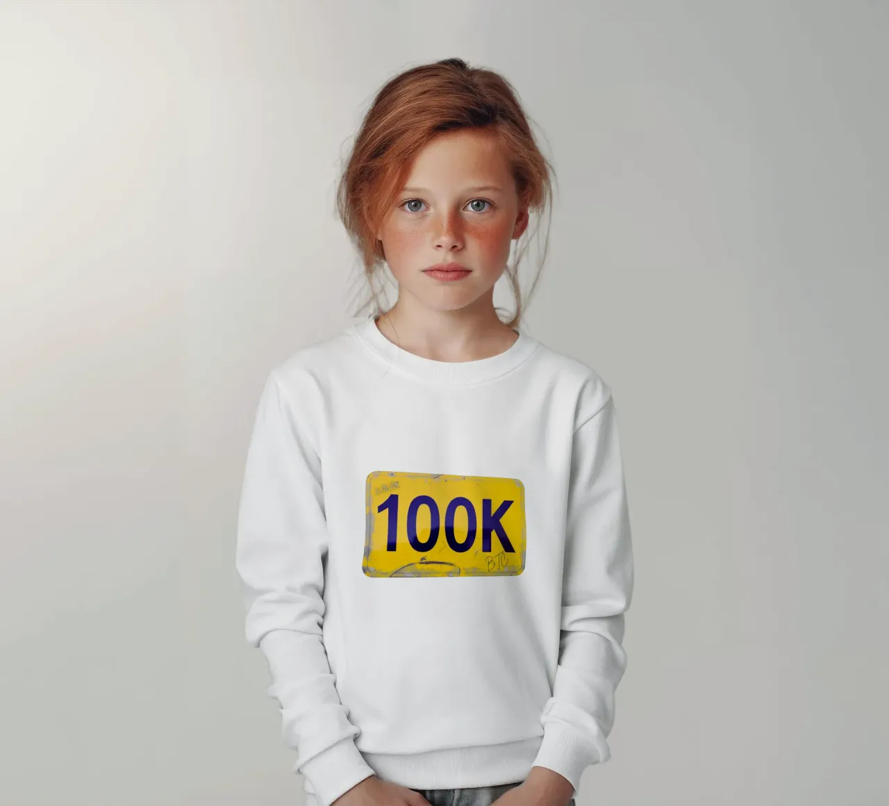 Bitcoin at 100K_BTC felpa bambino da Crypto_Jungle