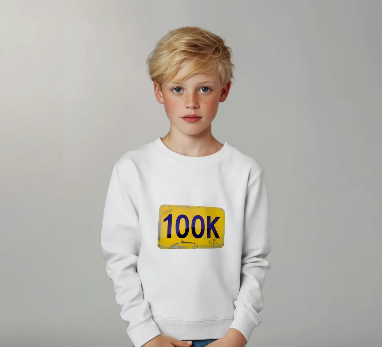 Bitcoin at 100K_BTC felpa bambino da Crypto_Jungle