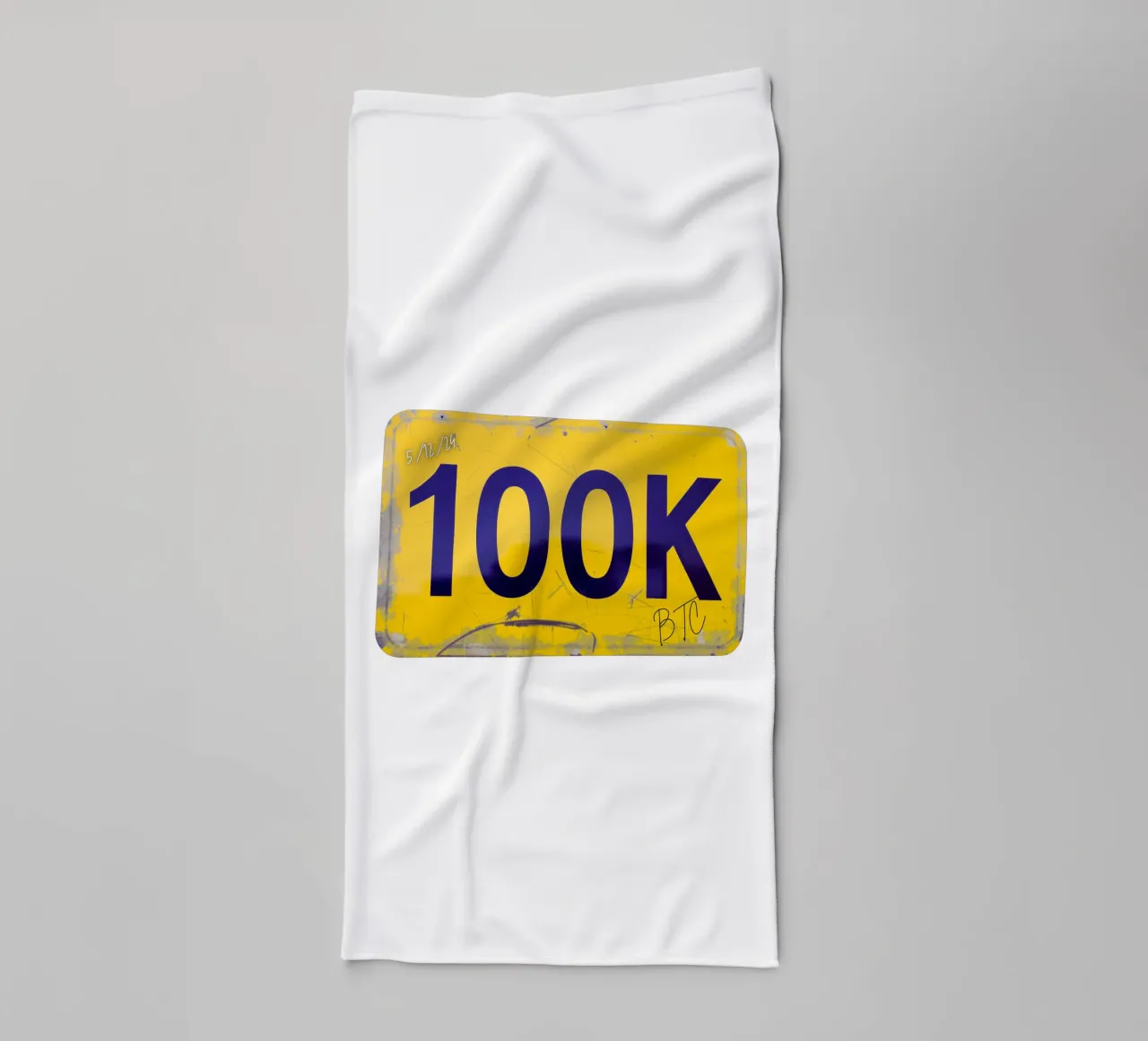 Bitcoin at 100K_BTC asciugamano da bagno da Crypto_Jungle