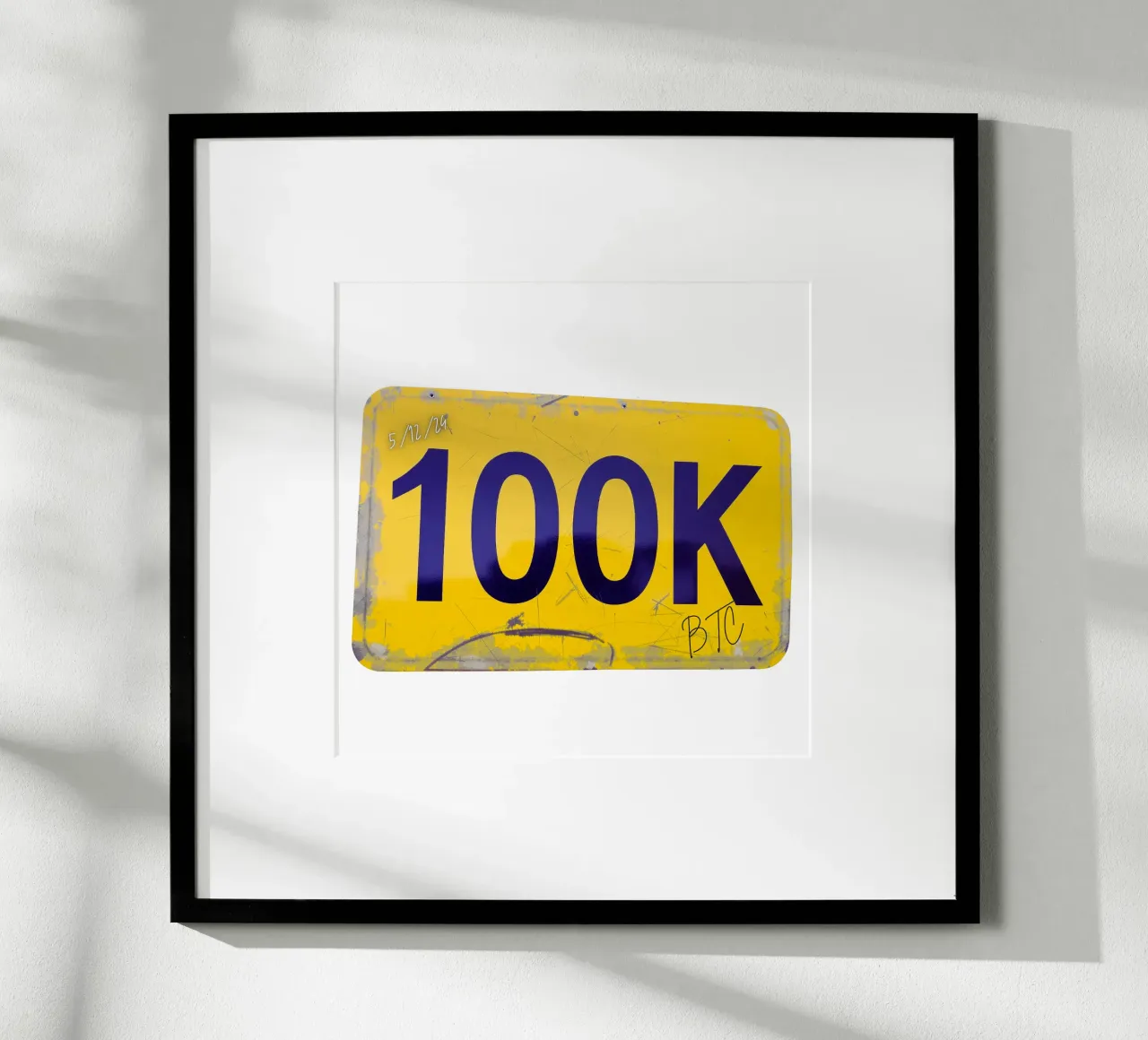 Bitcoin at 100K_BTC carta hahnemühle da Crypto_Jungle