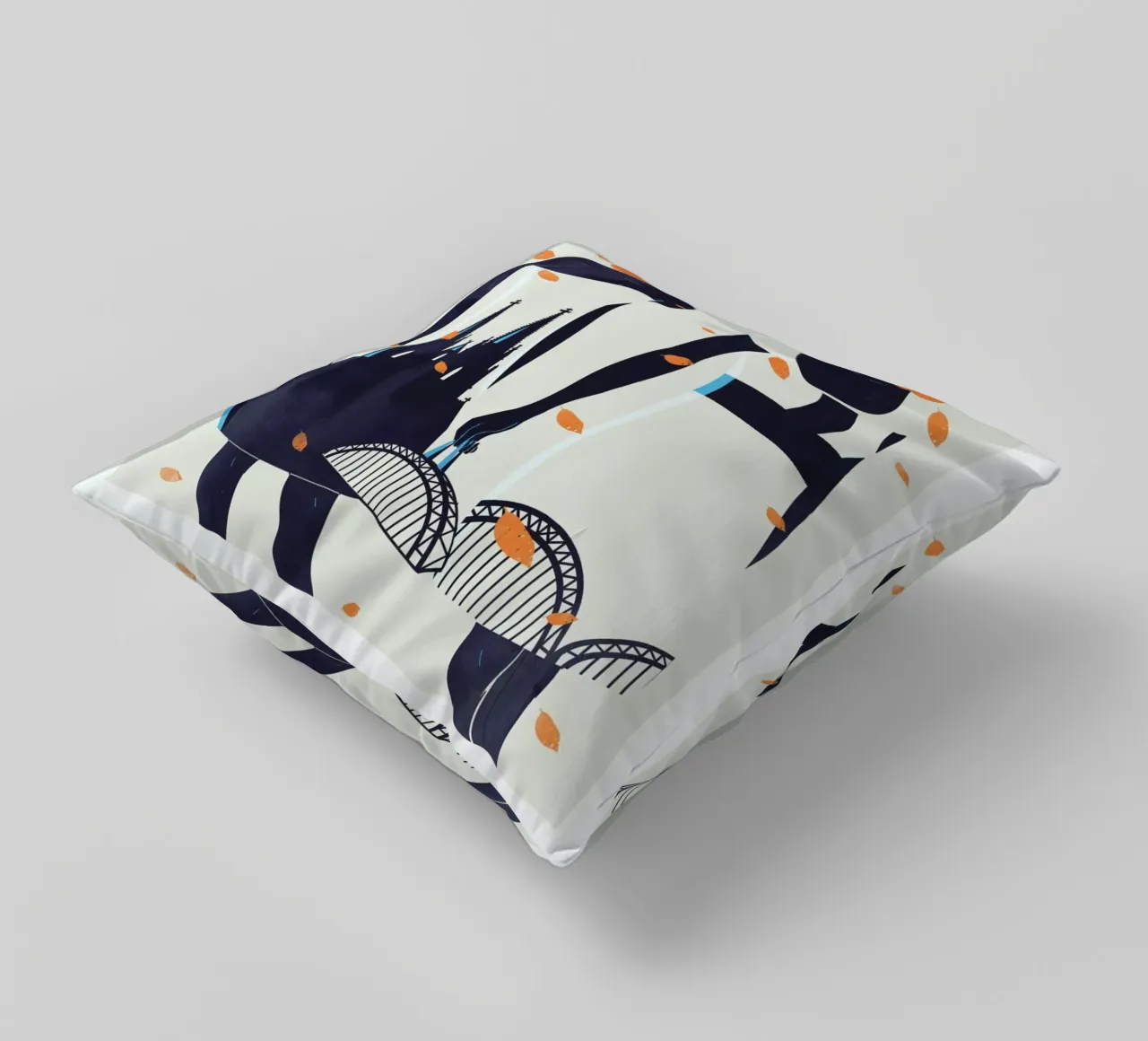 Twins decorative cushion by Pietari Posti