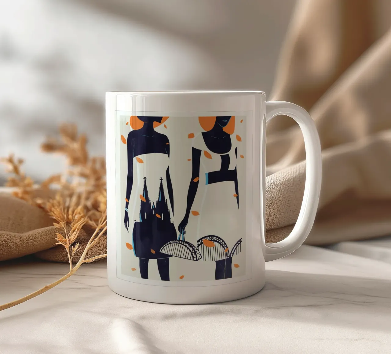 Twins tazza in ceramica da Pietari Posti