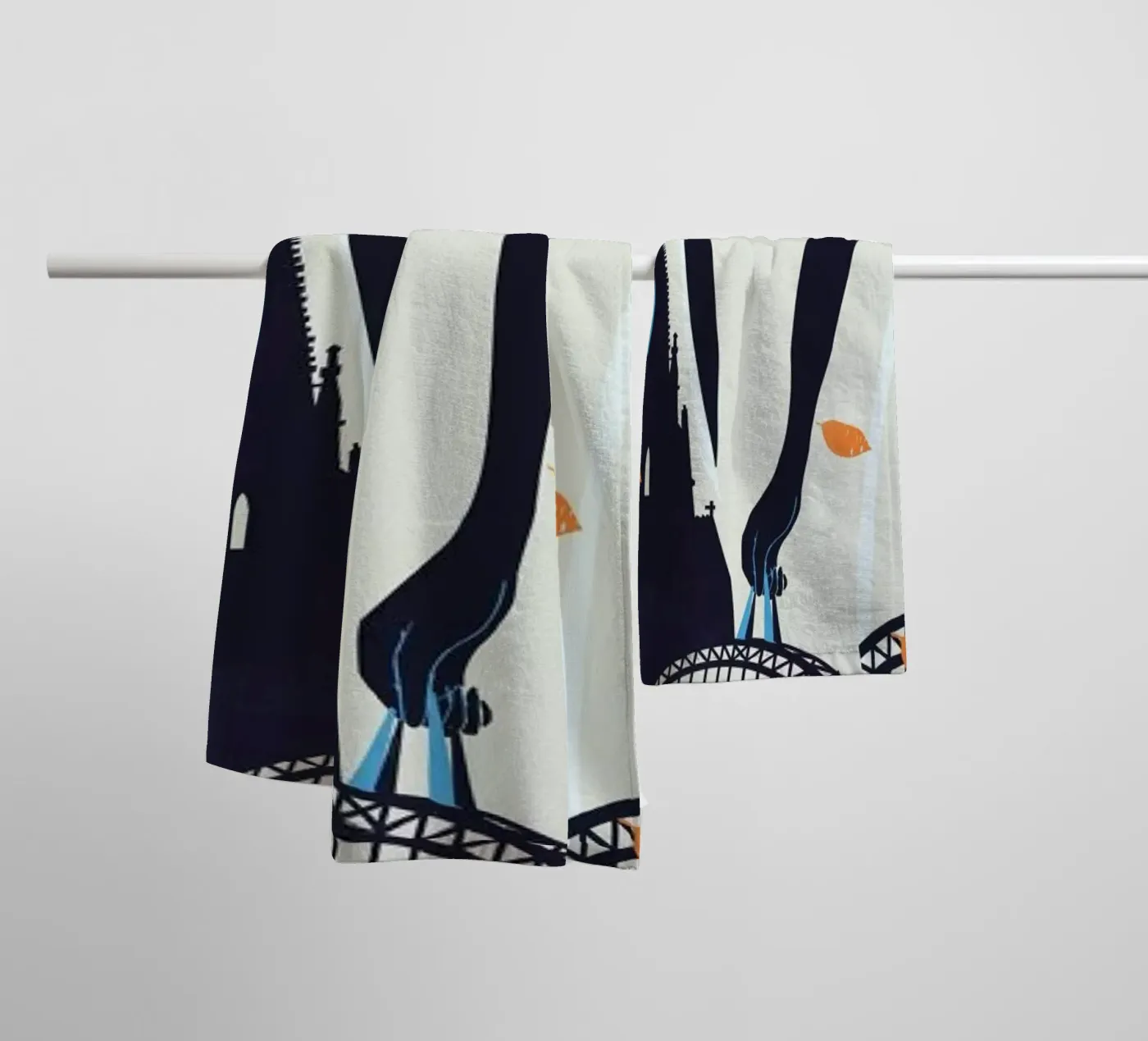 Twins asciugamano da bagno da Pietari Posti