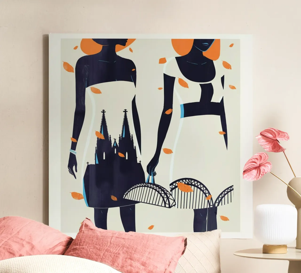 Twins canvas by Pietari Posti