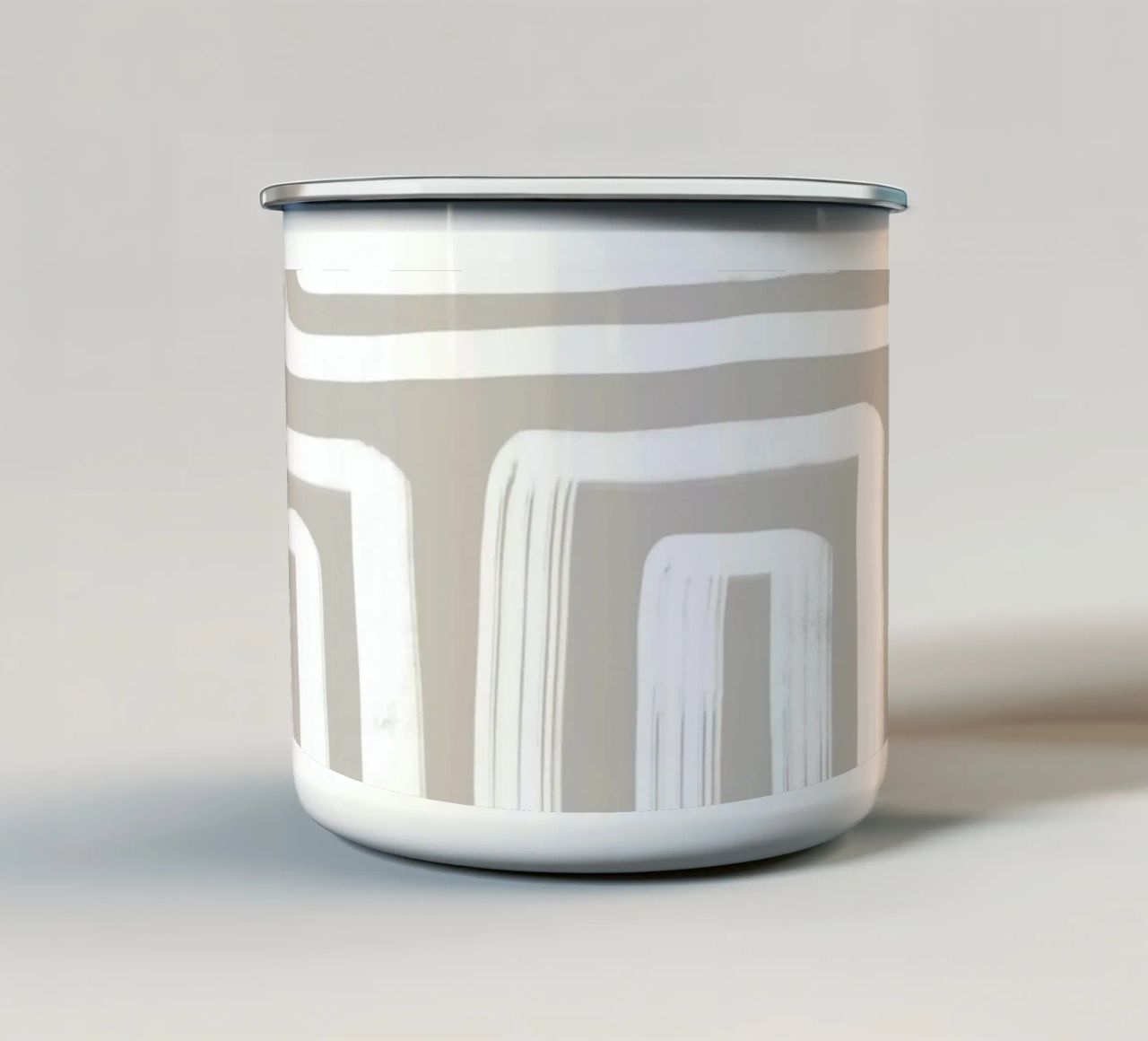 Line study I - grey tazza in smalto da BAINAI
