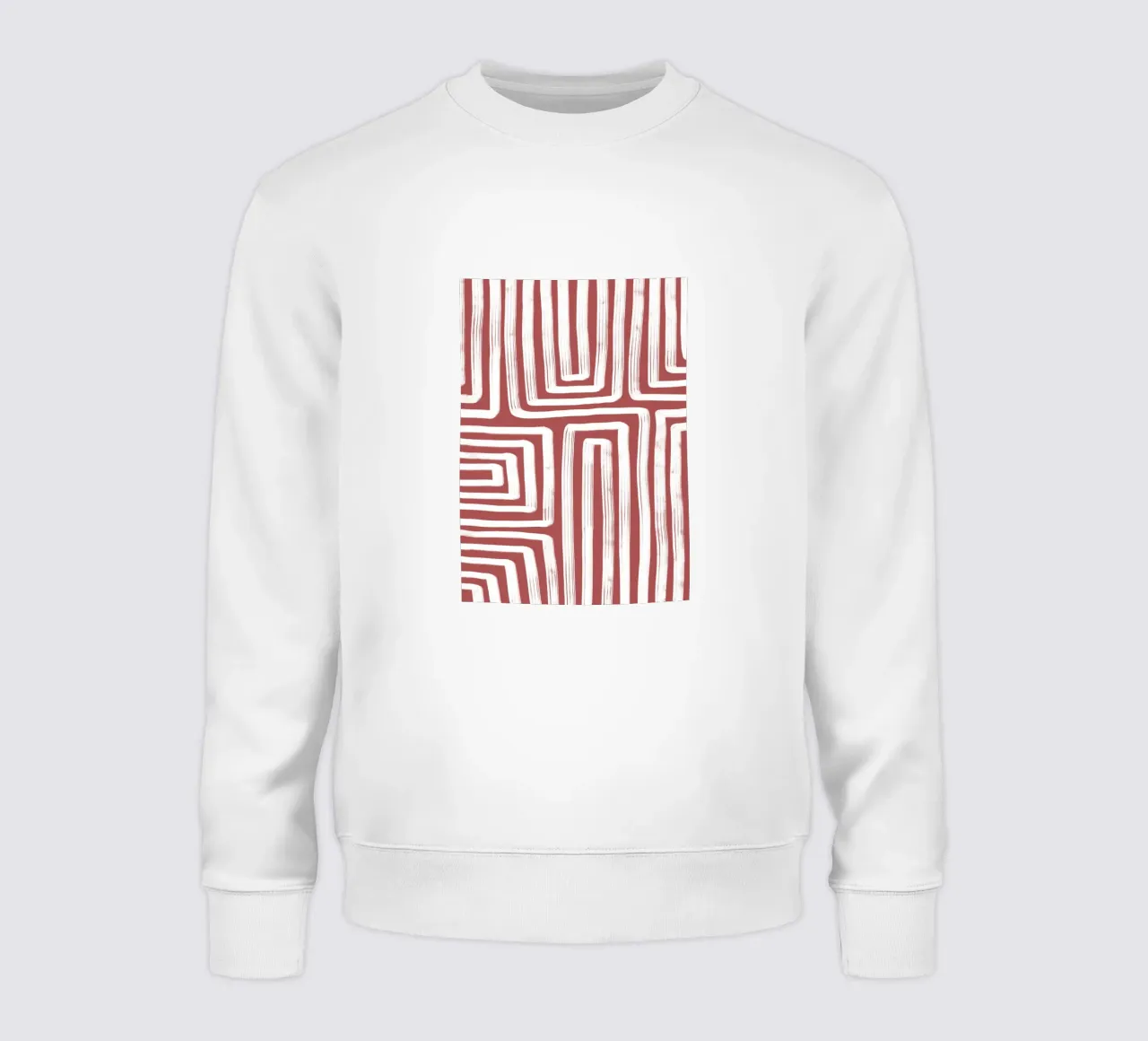 Line study I - red felpa da BAINAI