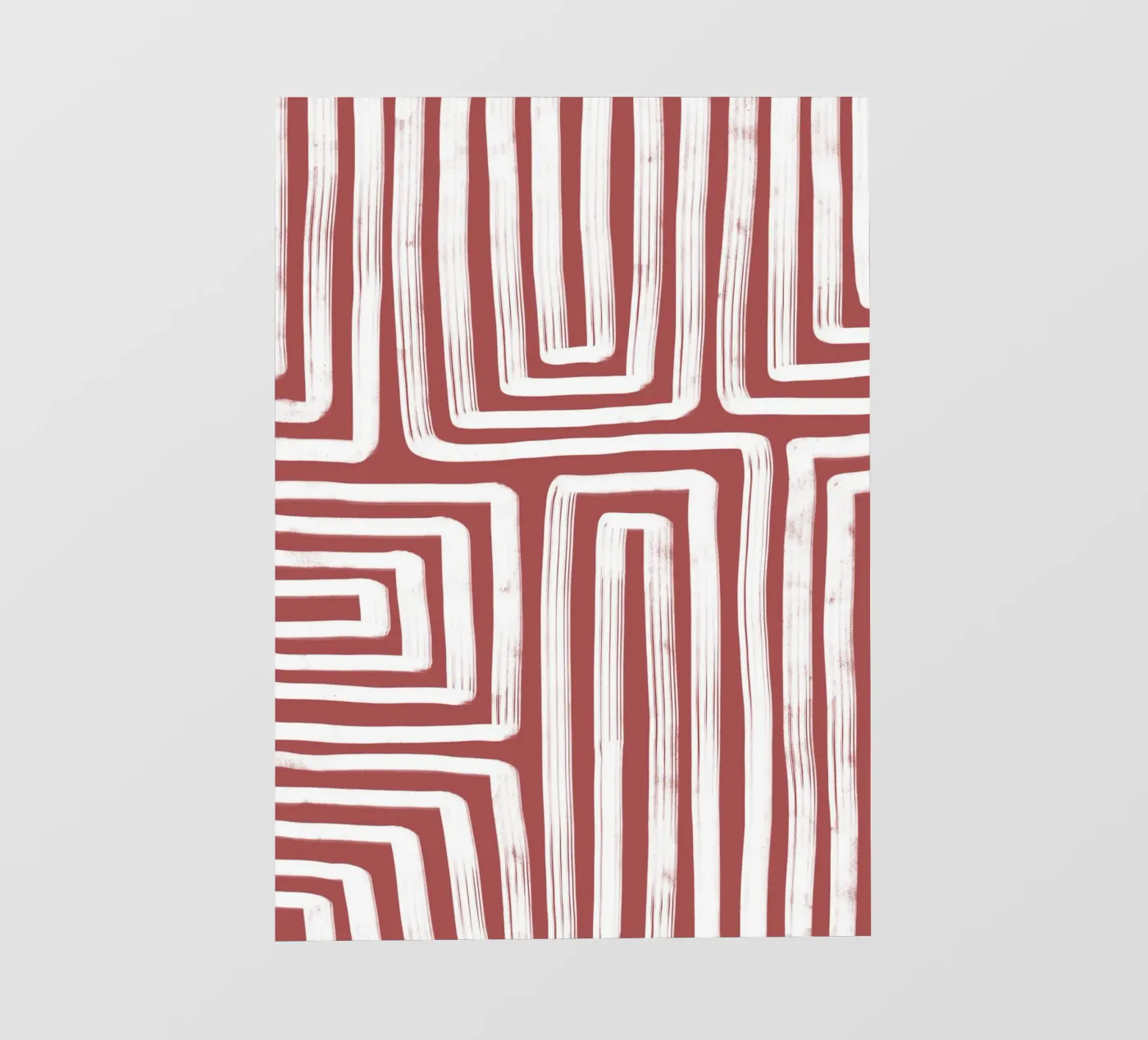 Line study I - red pellicola backlit da BAINAI