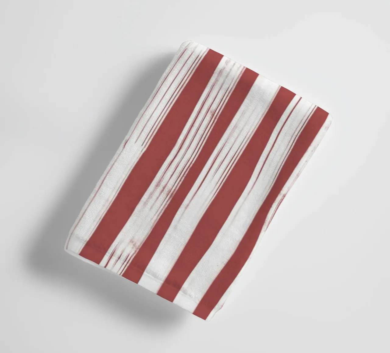 Line study I - red asciugamano da bagno da BAINAI