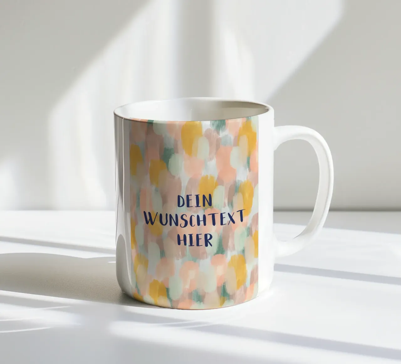 Pastel brush mit Wunschtext tazza in ceramica da BAINAI