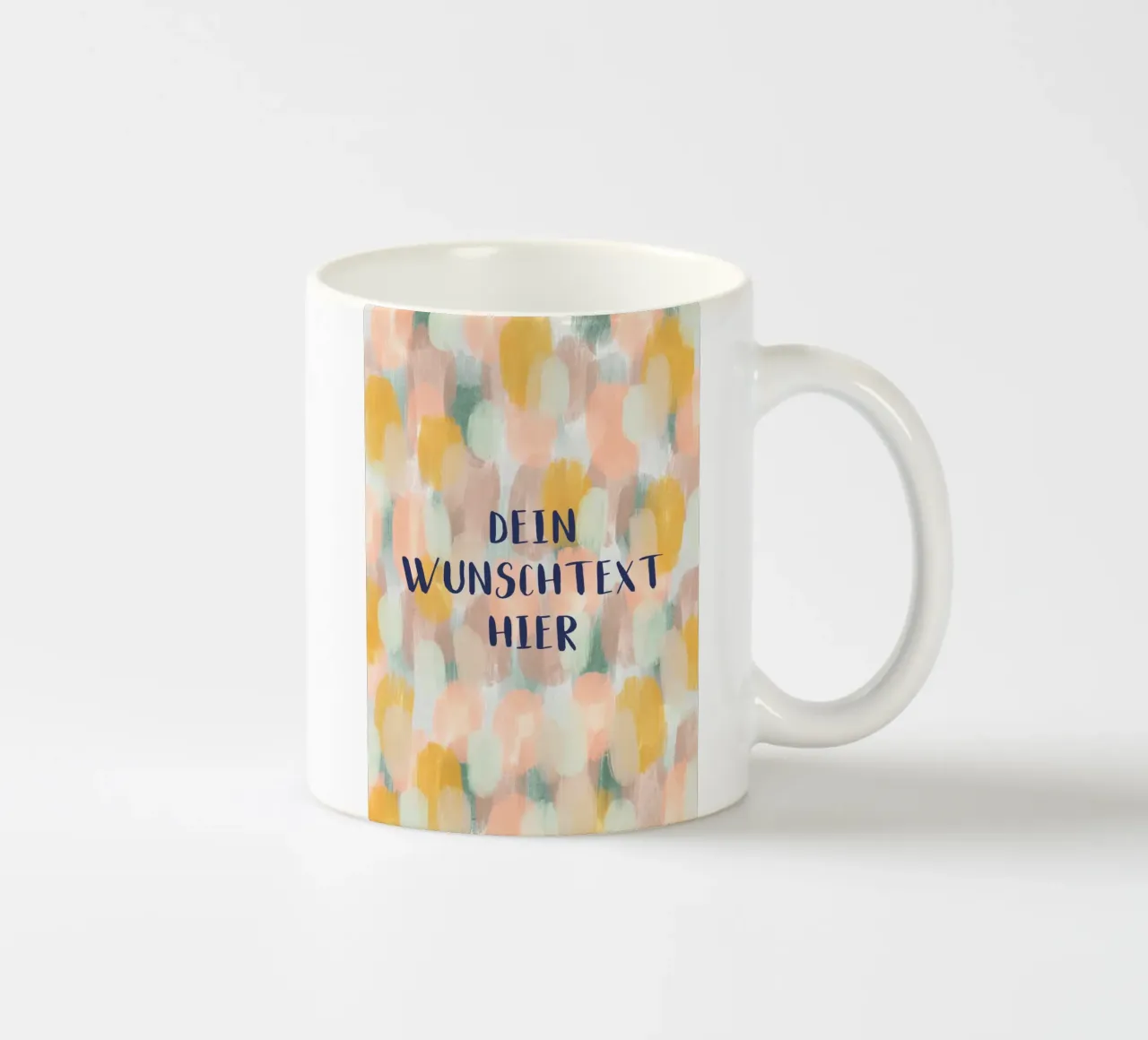 Pastel brush mit Wunschtext tazza in ceramica da BAINAI