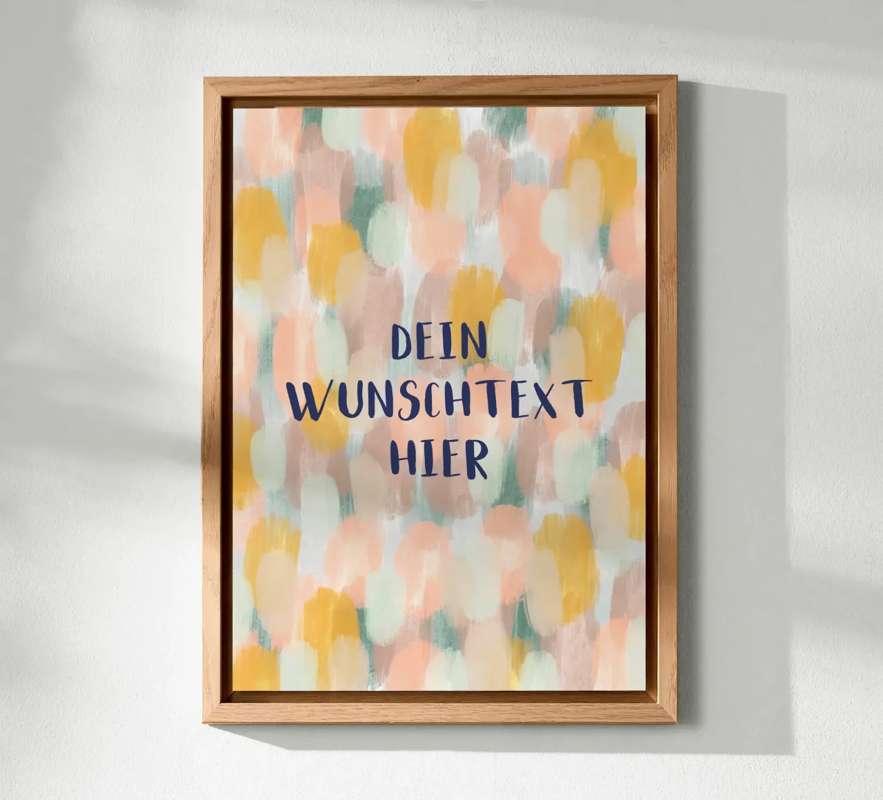 Pastel brush mit Wunschtext alluminio dibond da BAINAI