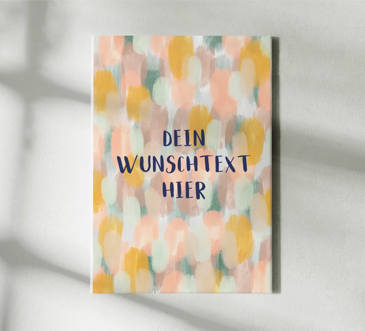 Pastel brush mit Wunschtext tela con Cornice a cassetta da BAINAI