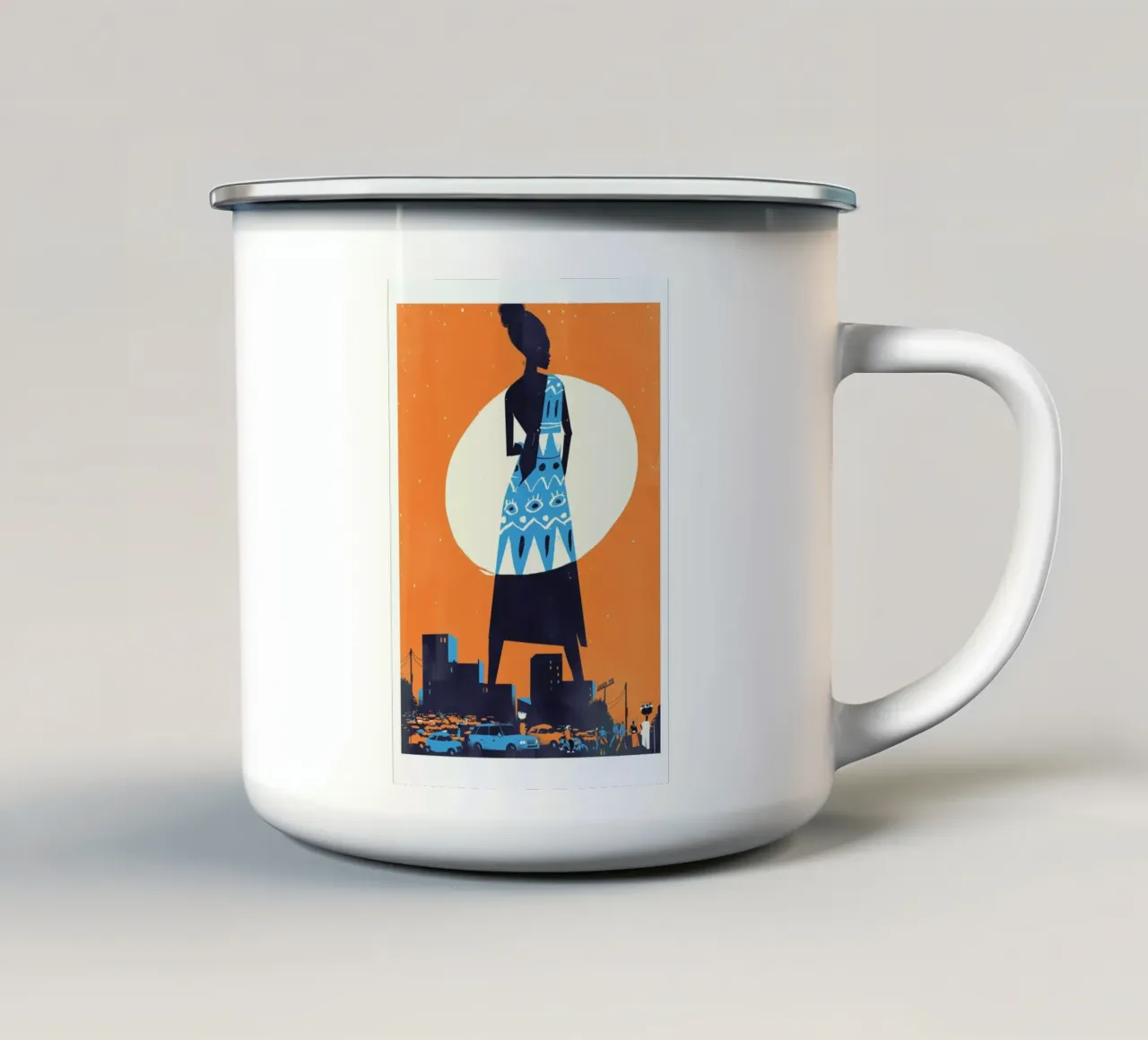 Can't Get You Out Of My MInd tazza in smalto da Pietari Posti