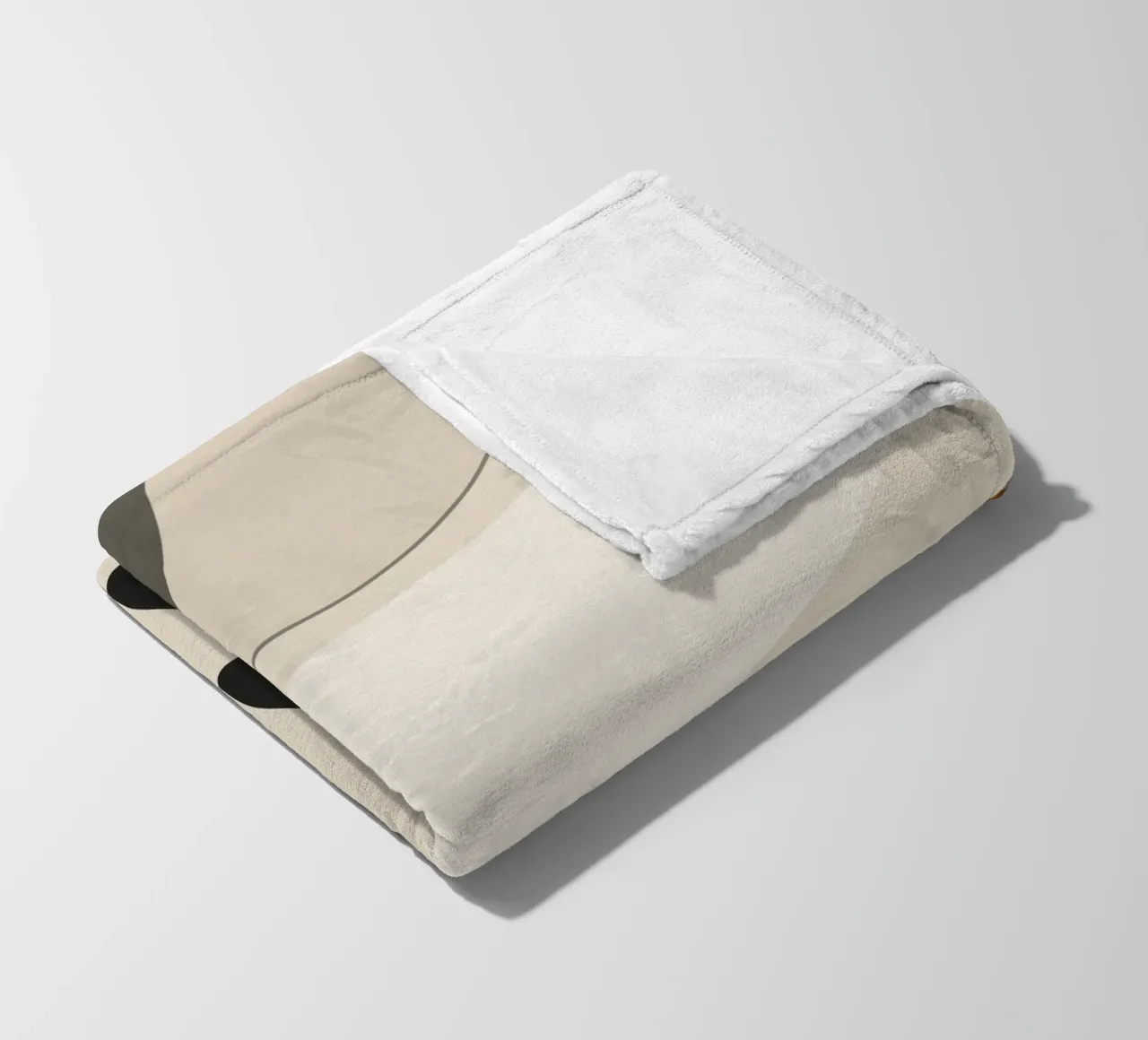 Forme astratte minimali 133 coperta in pile da ThingDesign