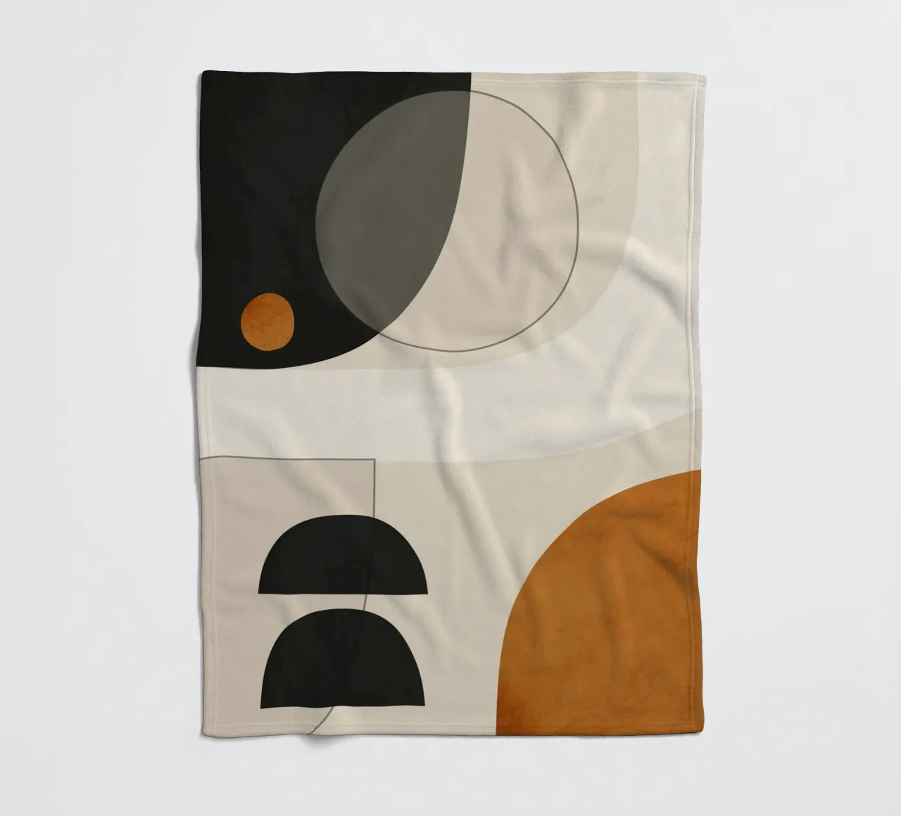 Forme astratte minimali 133 coperta in pile da ThingDesign