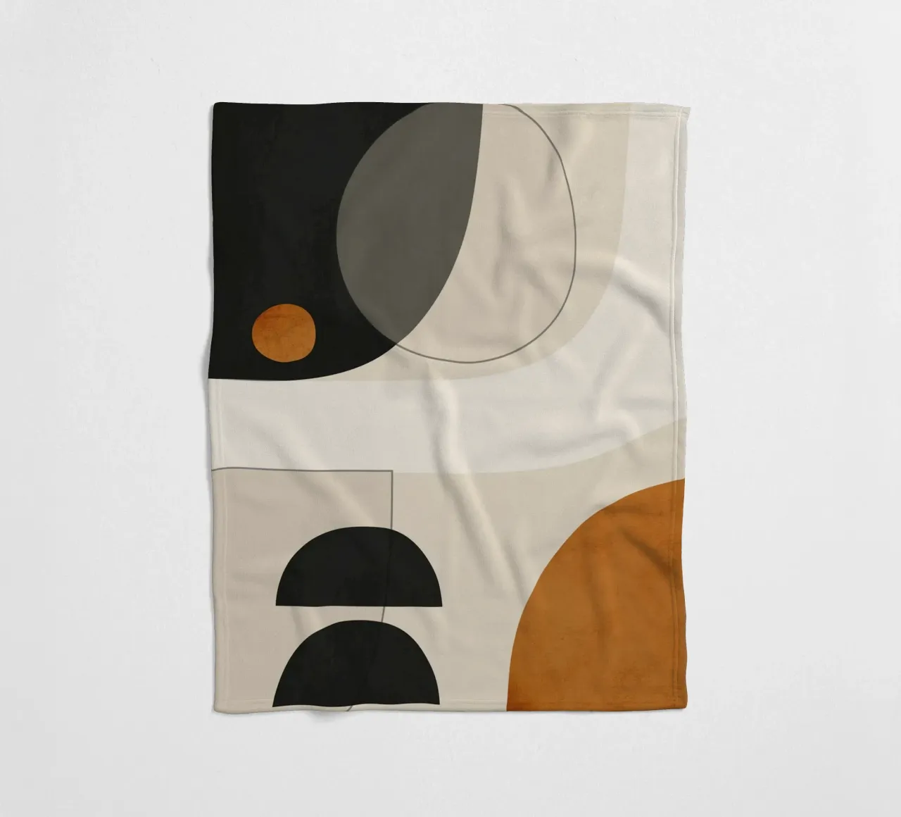 Forme astratte minimali 133 coperta in pile da ThingDesign