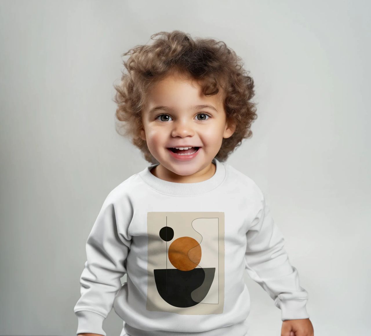 Forme astratte minimali 135 felpa neonato da ThingDesign