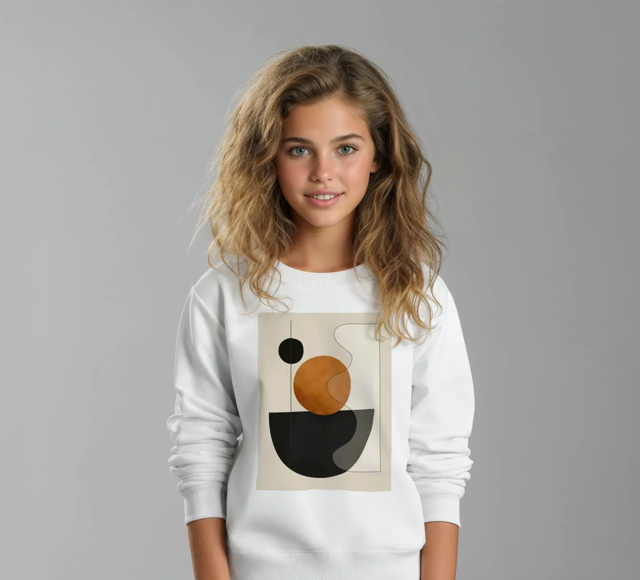 Forme astratte minimali 135 felpa bambino da ThingDesign