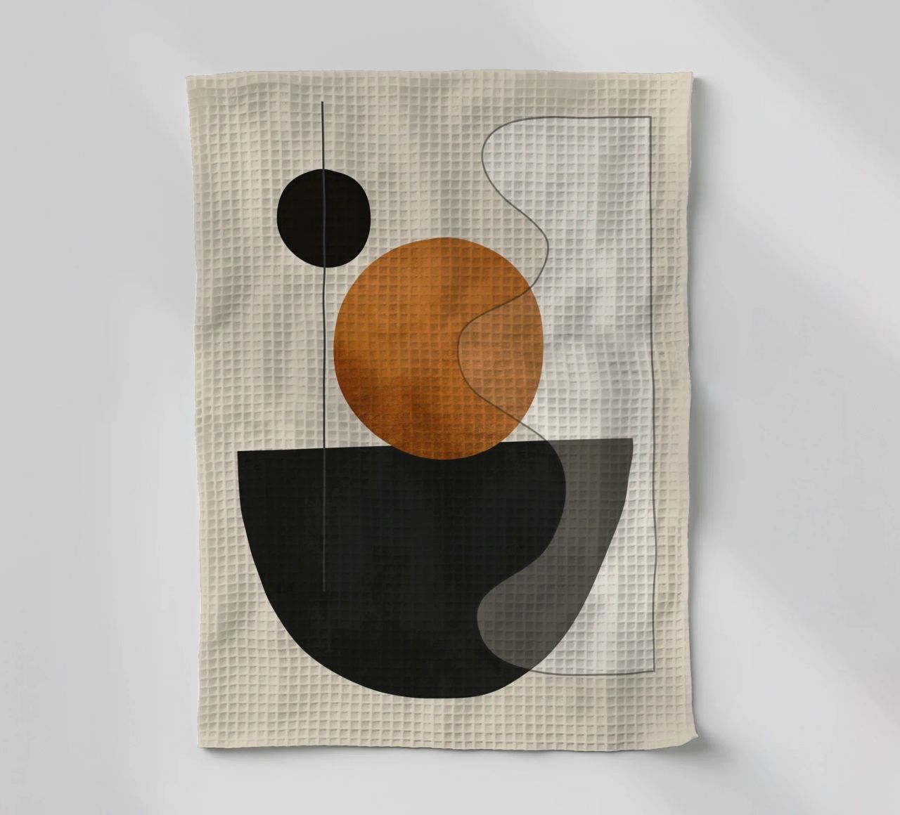 Formes abstraites minimales 135 torchon de ThingDesign
