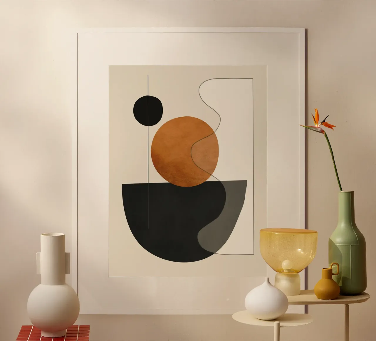 Forme astratte minimali 135 poster da ThingDesign