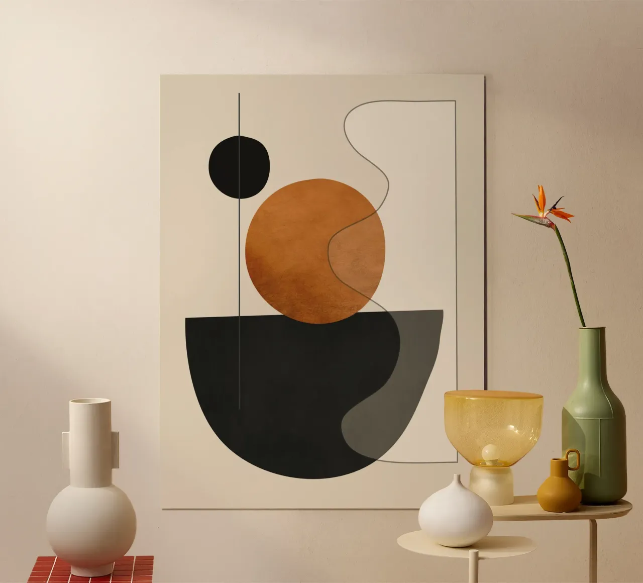 Forme astratte minimali 135 poster da ThingDesign