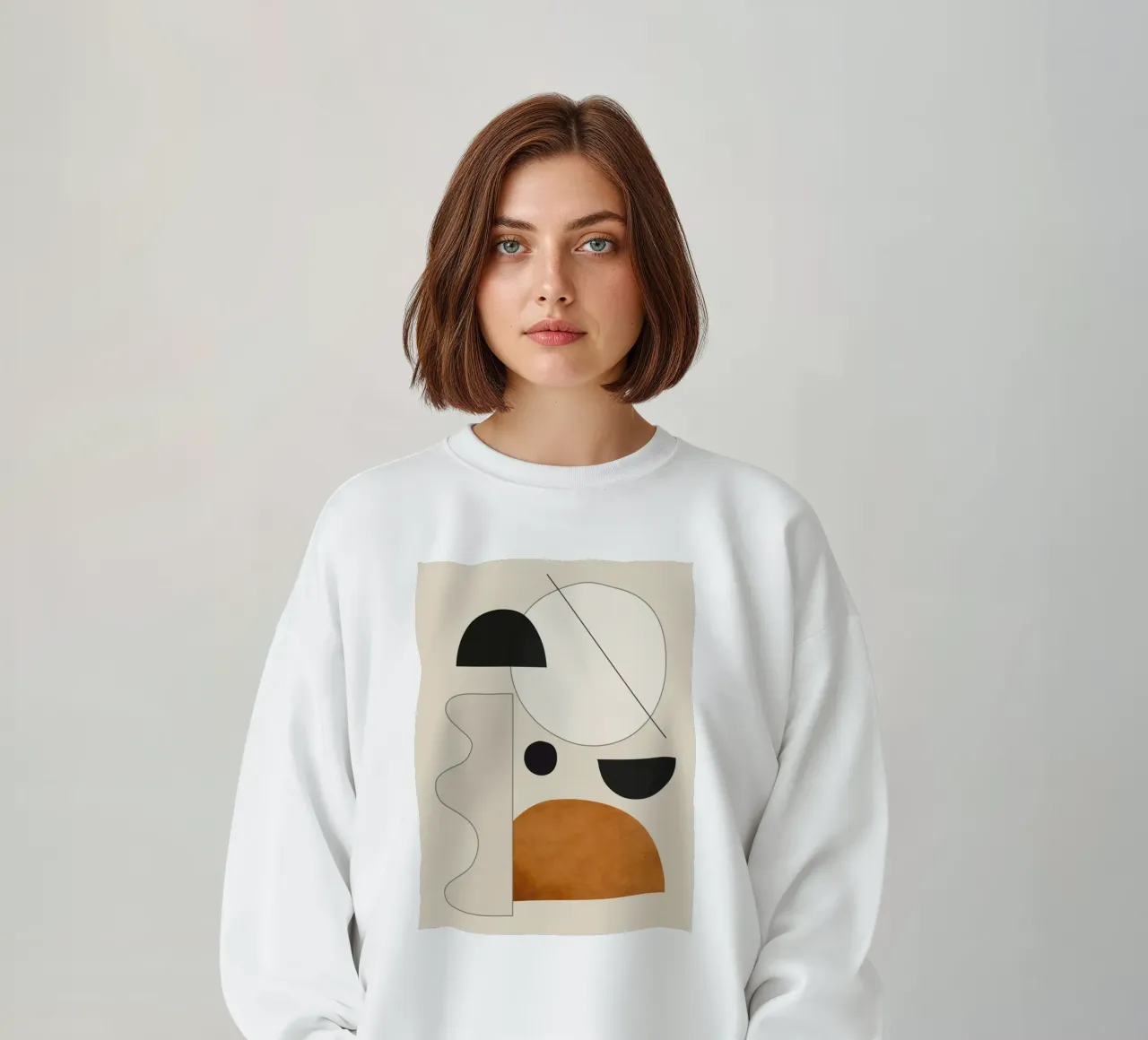 Abstract Minimal Shapes 134a2 sweatshirt by ThingDesign