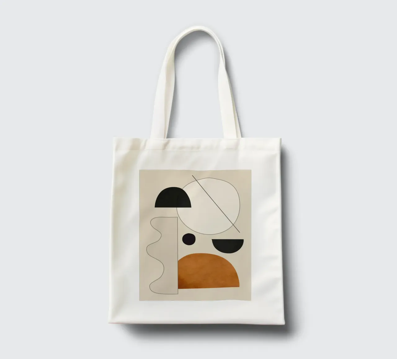 Forme astratte minimali 134a2 borsa in juta da ThingDesign