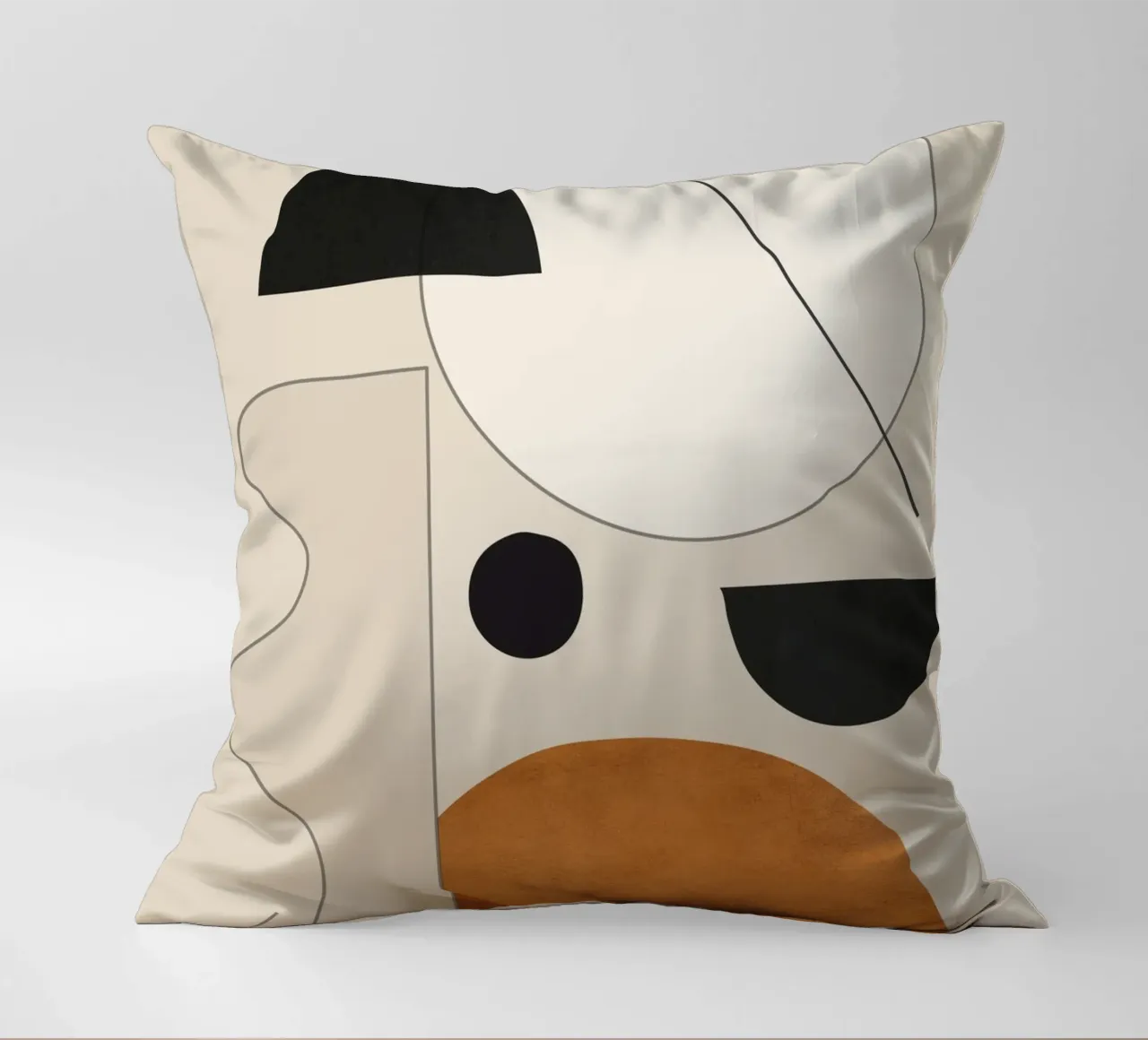 Abstrakte Minimalformen 134a2 Kissen von ThingDesign