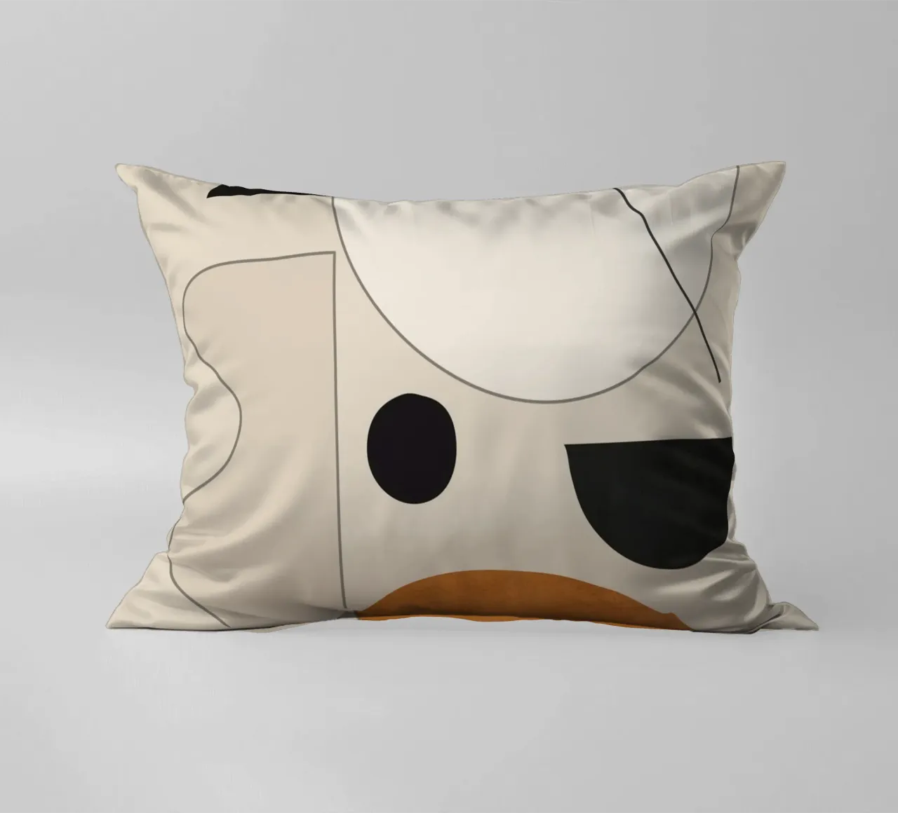 Abstrakte Minimalformen 134a2 Kissen von ThingDesign