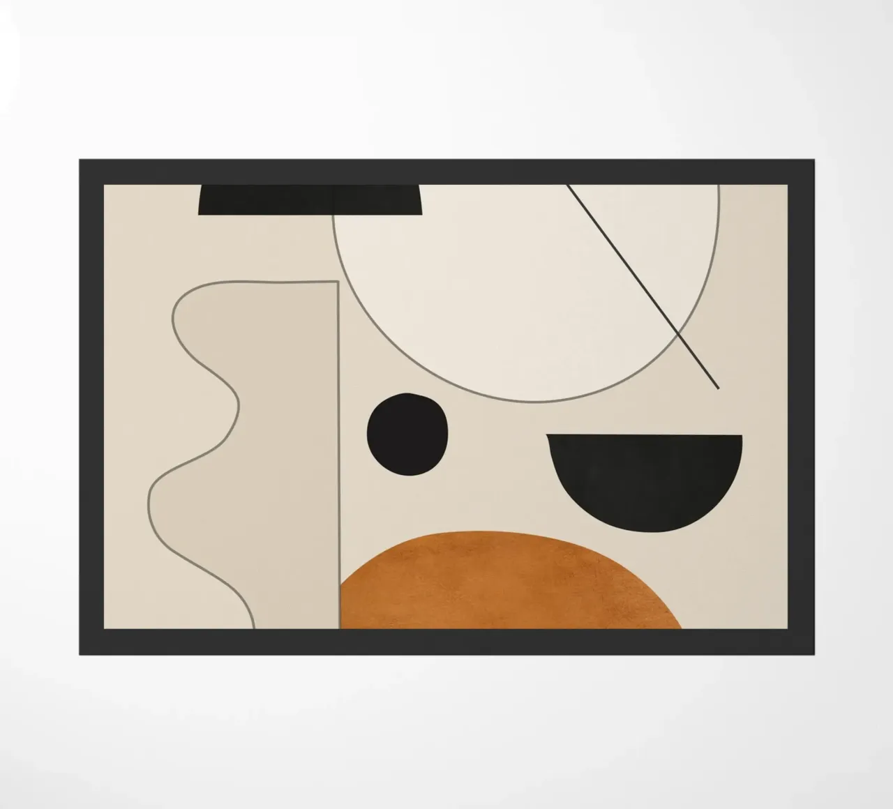 Abstrakte Minimalformen 134a2 Fußmatte von ThingDesign