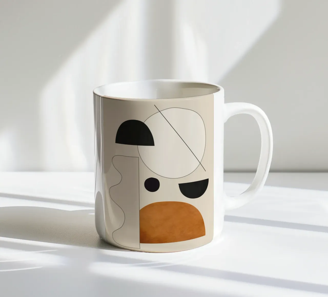 Forme astratte minimali 134a2 tazza in ceramica da ThingDesign