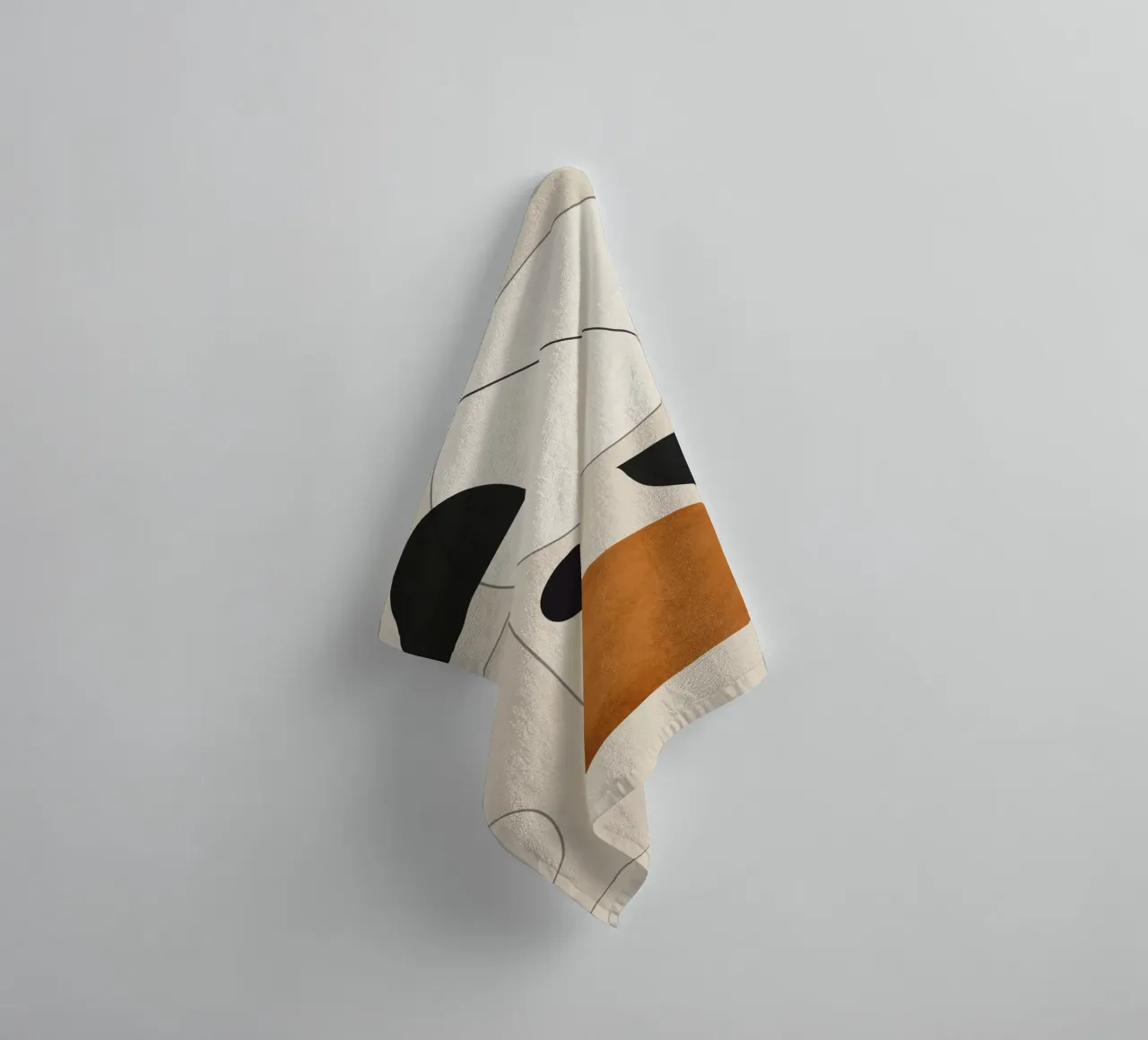 Abstract Minimal Shapes 134a2 towel by ThingDesign