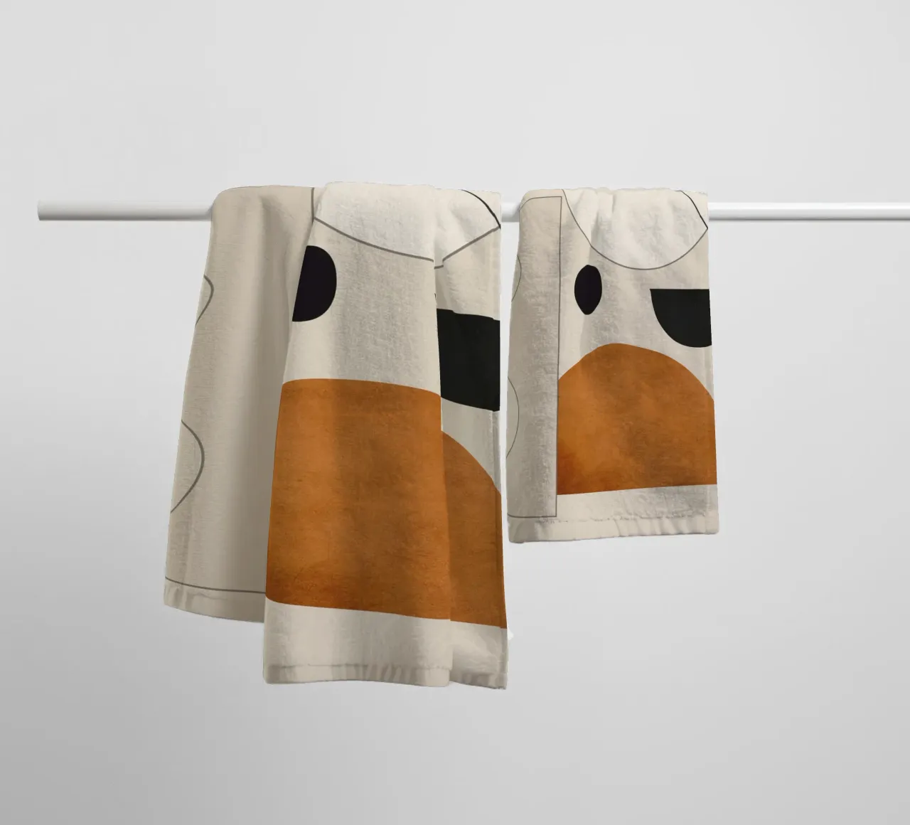 Abstract Minimal Shapes 134a2 towel by ThingDesign