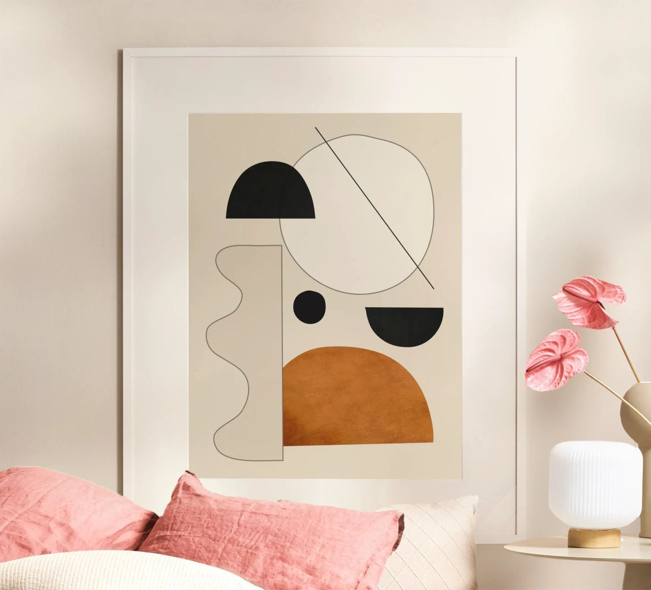 Formes abstraites minimales 134a2 poster de ThingDesign