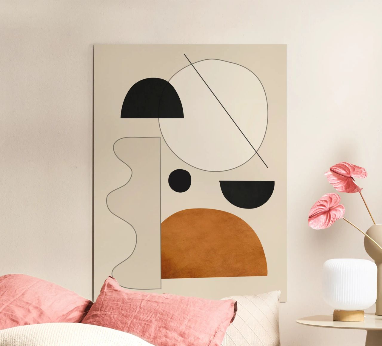Formes abstraites minimales 134a2 poster de ThingDesign