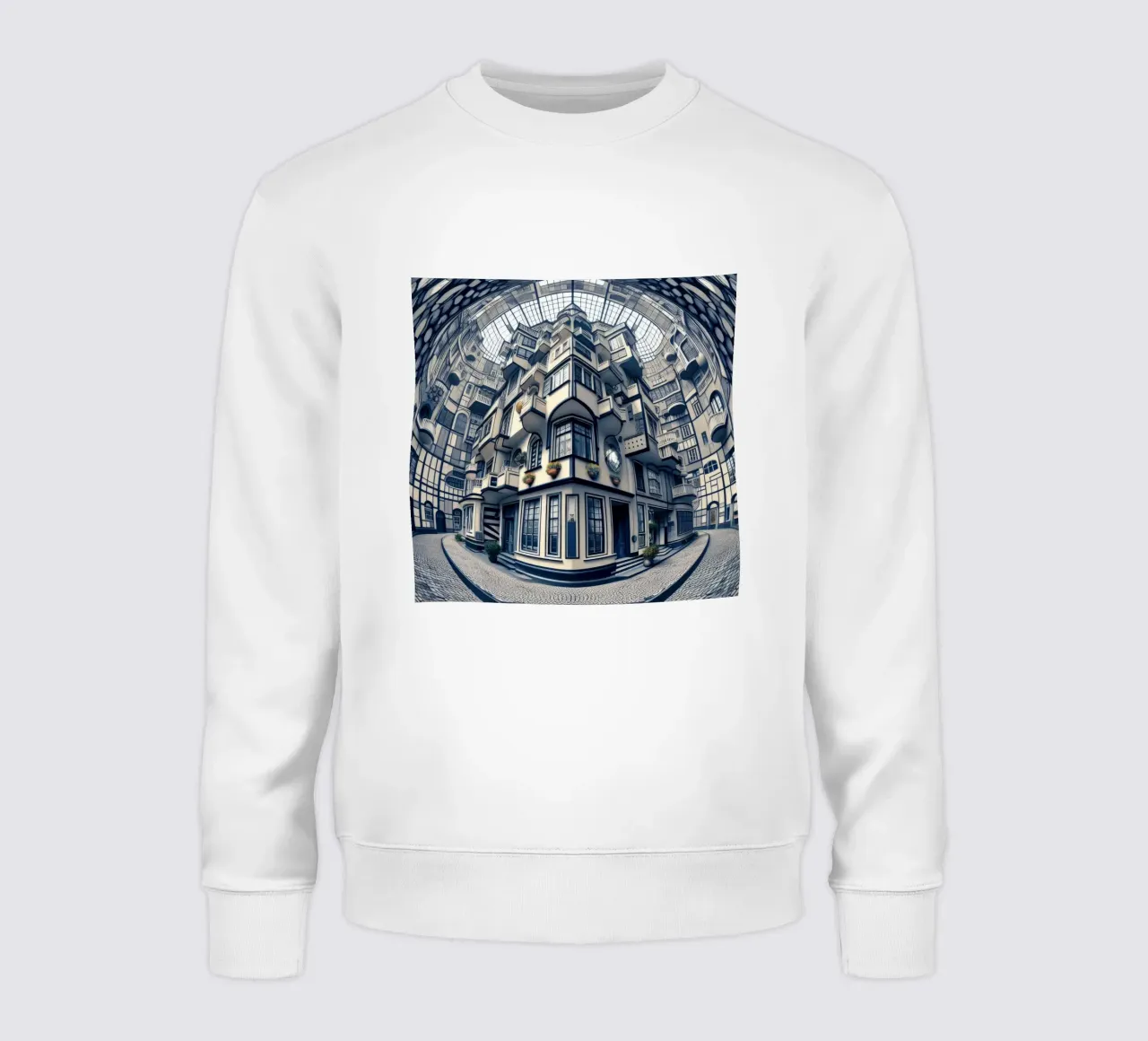 Sphere 006 - Futuristic Atrium With Geometric Architecture felpa da Spheres