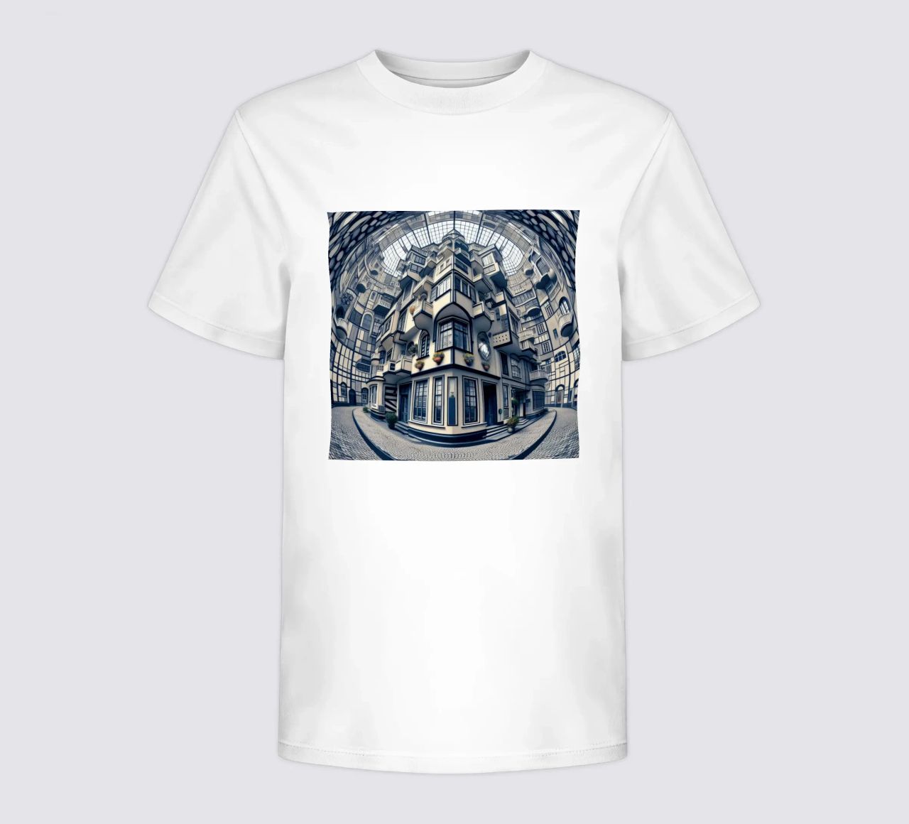 Sphere 006 - Futuristic Atrium With Geometric Architecture t-shirt bambini da Spheres